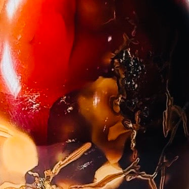 Carnelian Agate Heart Carving (Akik) – Handpicked Crystal Décor | | Wiccan Center