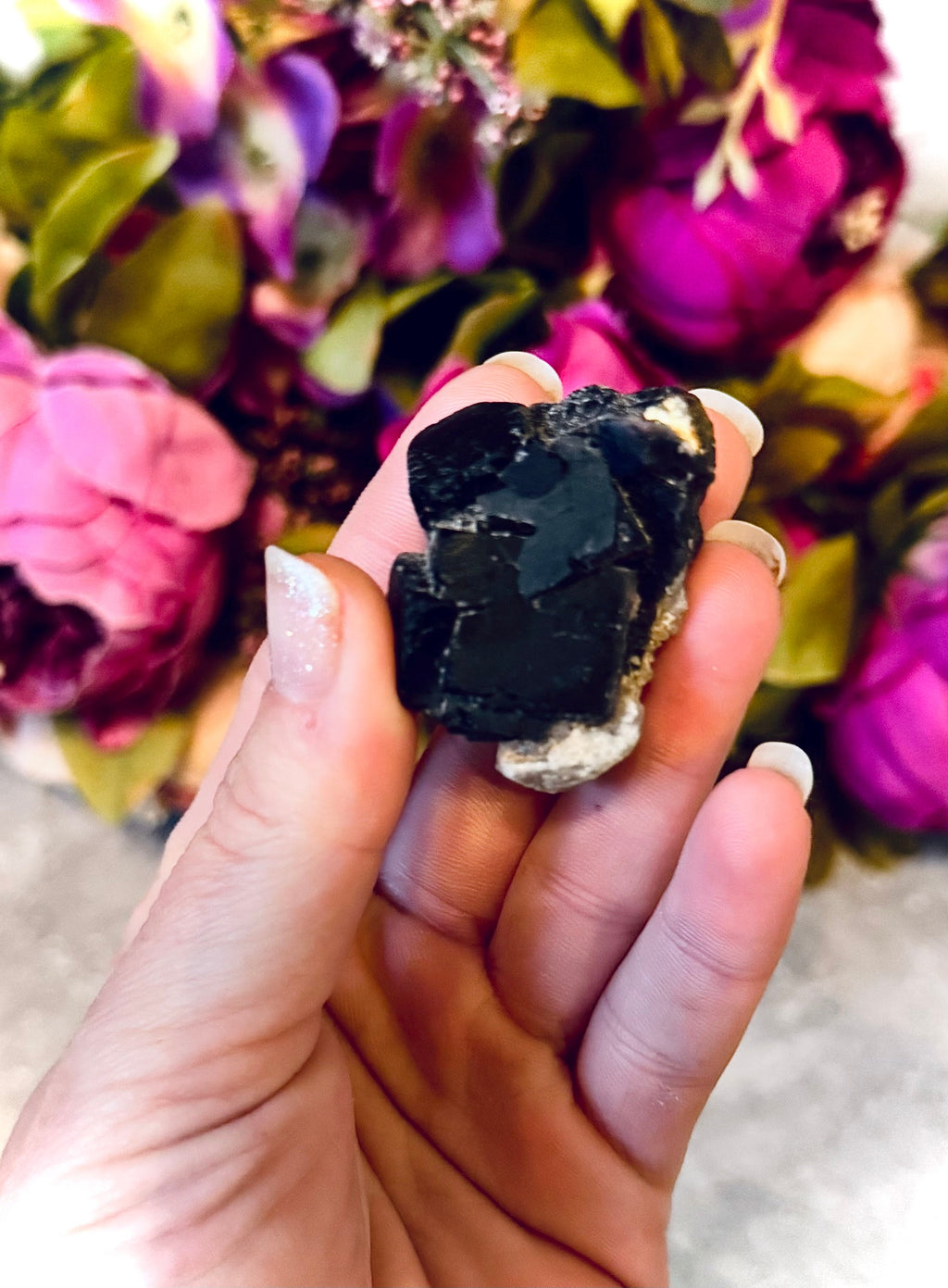 RARE Black Rose Fluorite Specimens, Fluoresce Red or Pink | | Wiccan Center