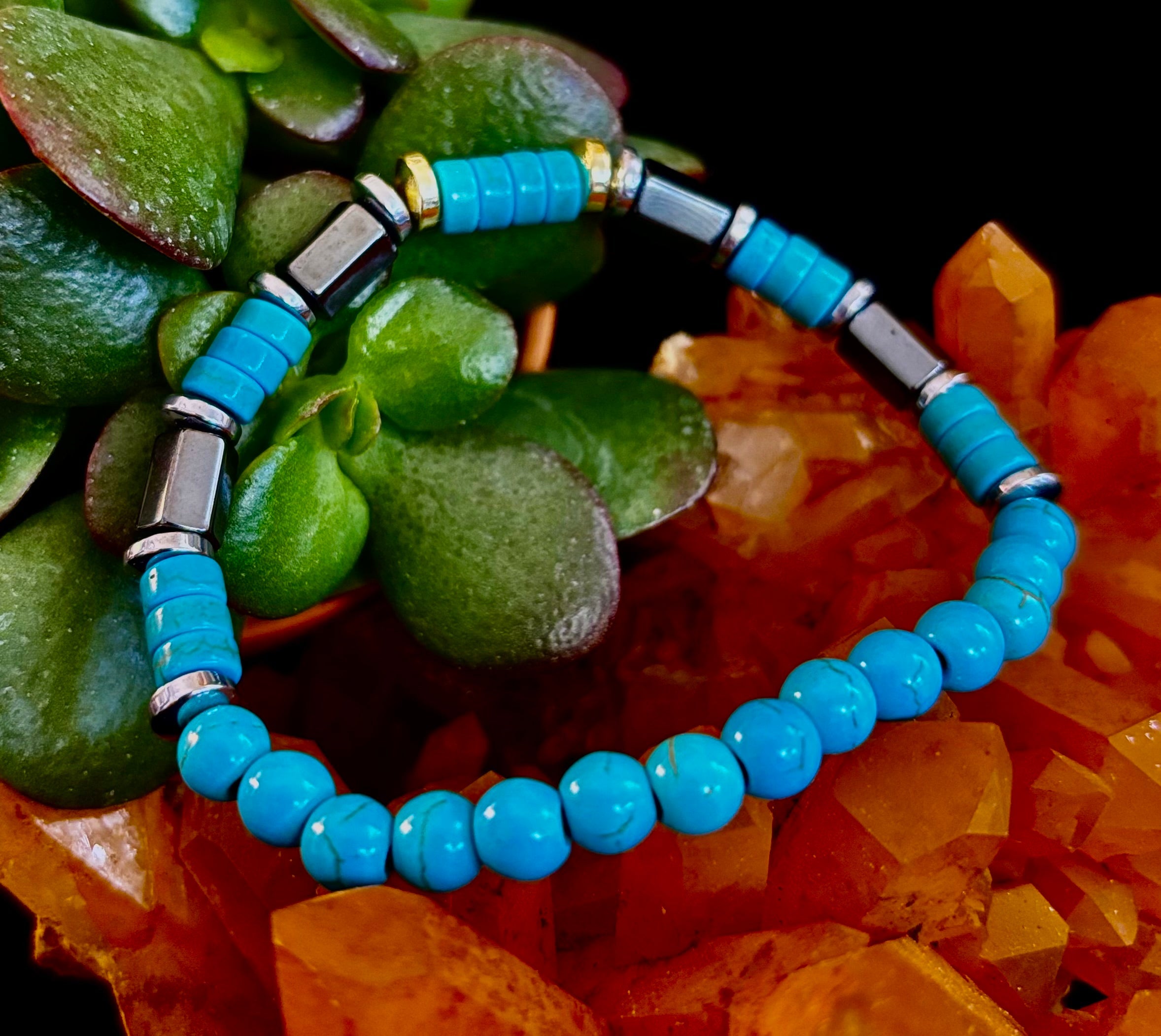 Men’s Stack & Go Bracelet Set – Lightweight Wood, Lava & Stone (5 styles for smaller mens wrists)