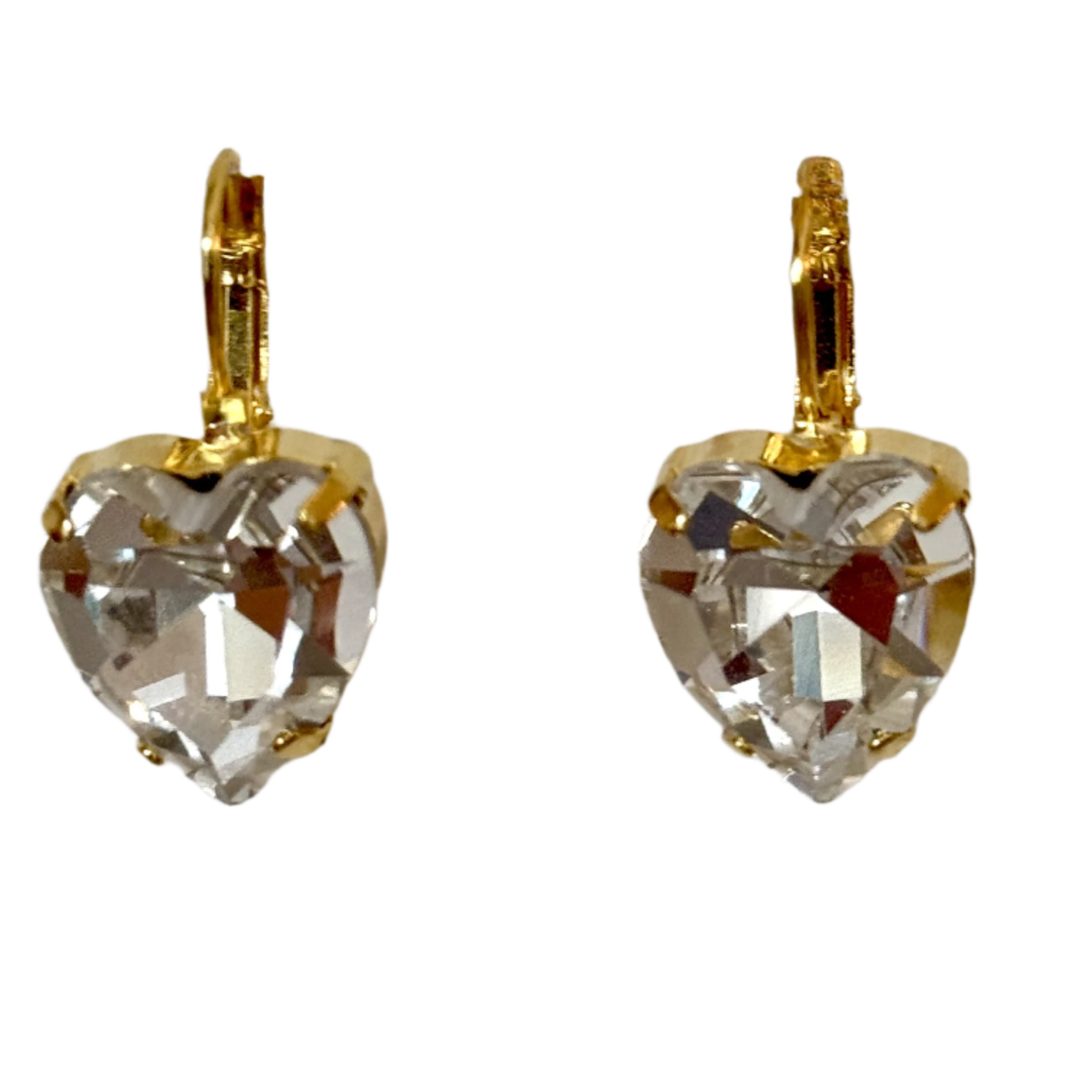 Nora Crystal Heart Earrings