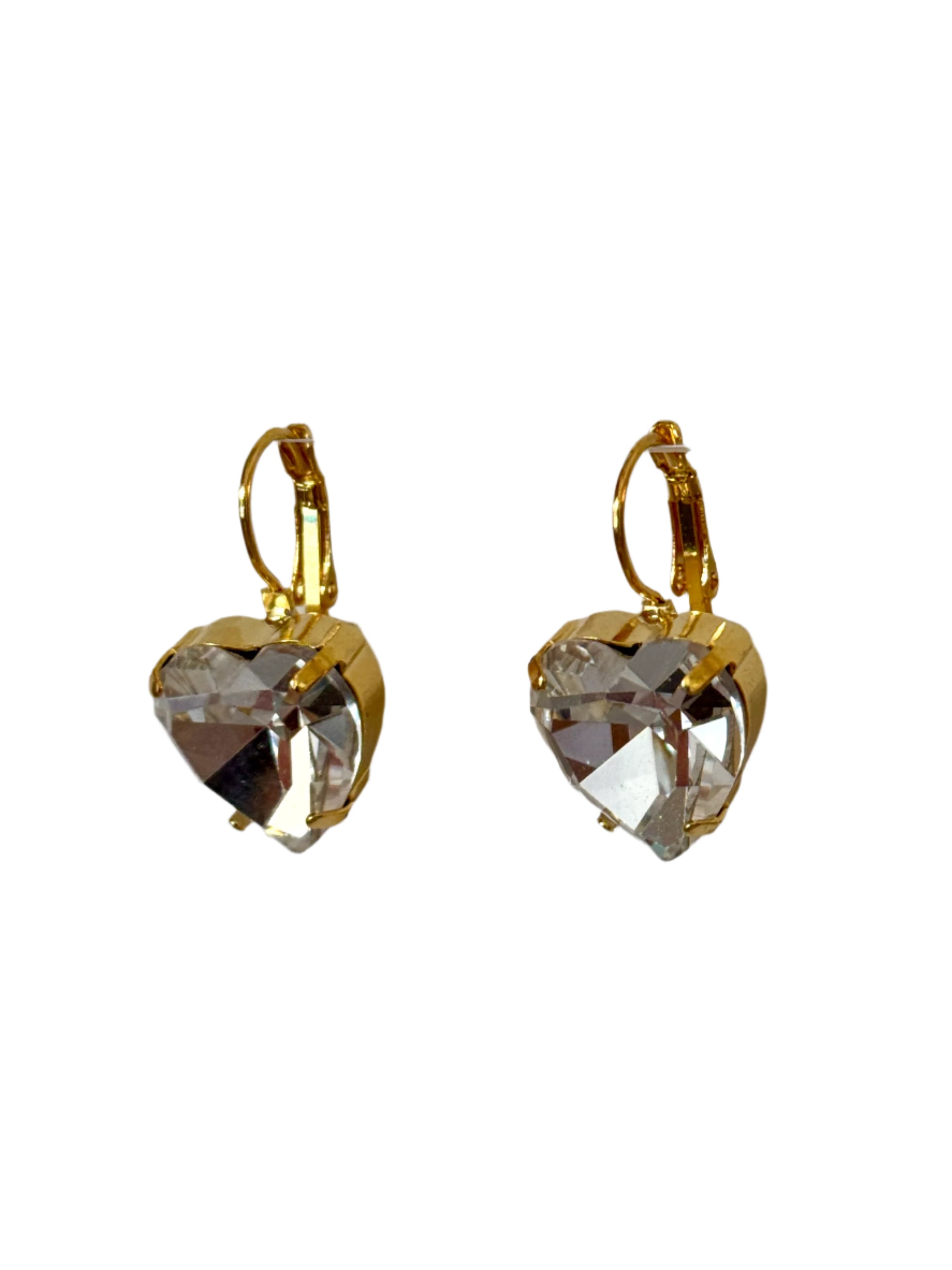 Nora Crystal Heart Earrings