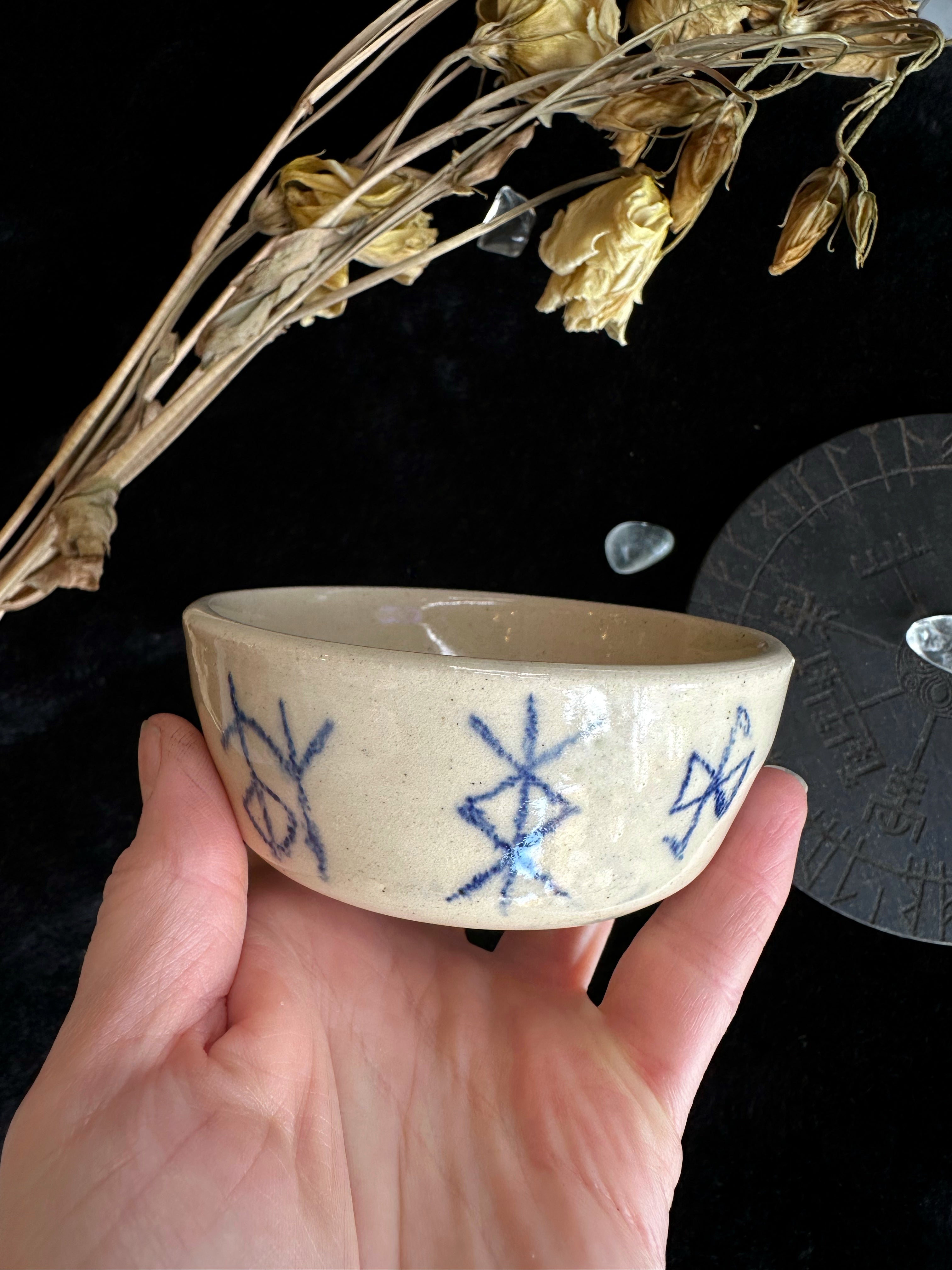 Bind Rune Ceramic Bowls and Vessels | Home and Hearth | Wiccan Center