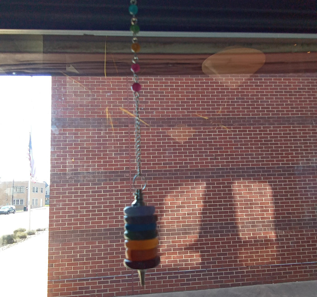 Chakra Coin Pendulum | | Wiccan Center