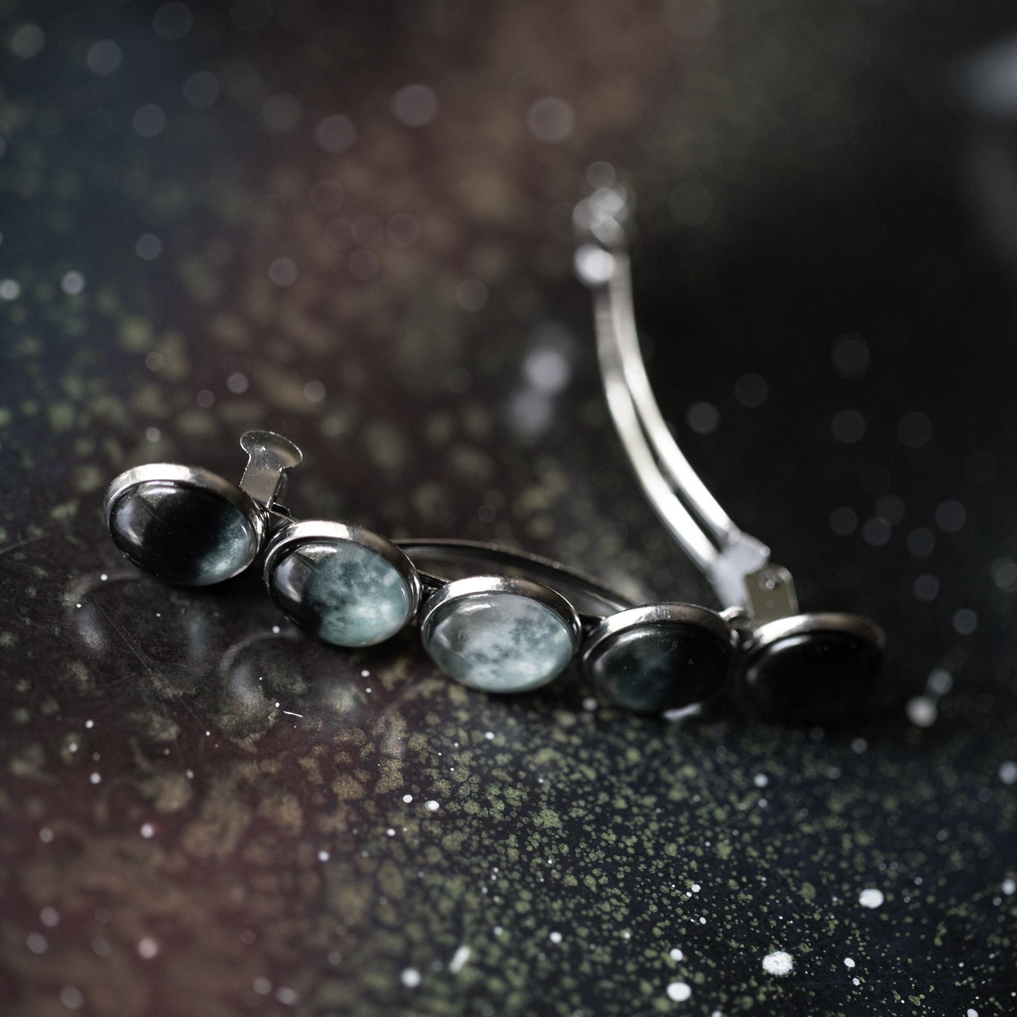 Moon Phase Hair Clip Barrette | Hair Accessories | Wiccan Center