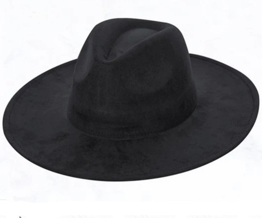 Marabou Blue Spotted Feather & Turquoise Slab Hat Band + Choice of Hat 986a | Hat | Wiccan Center