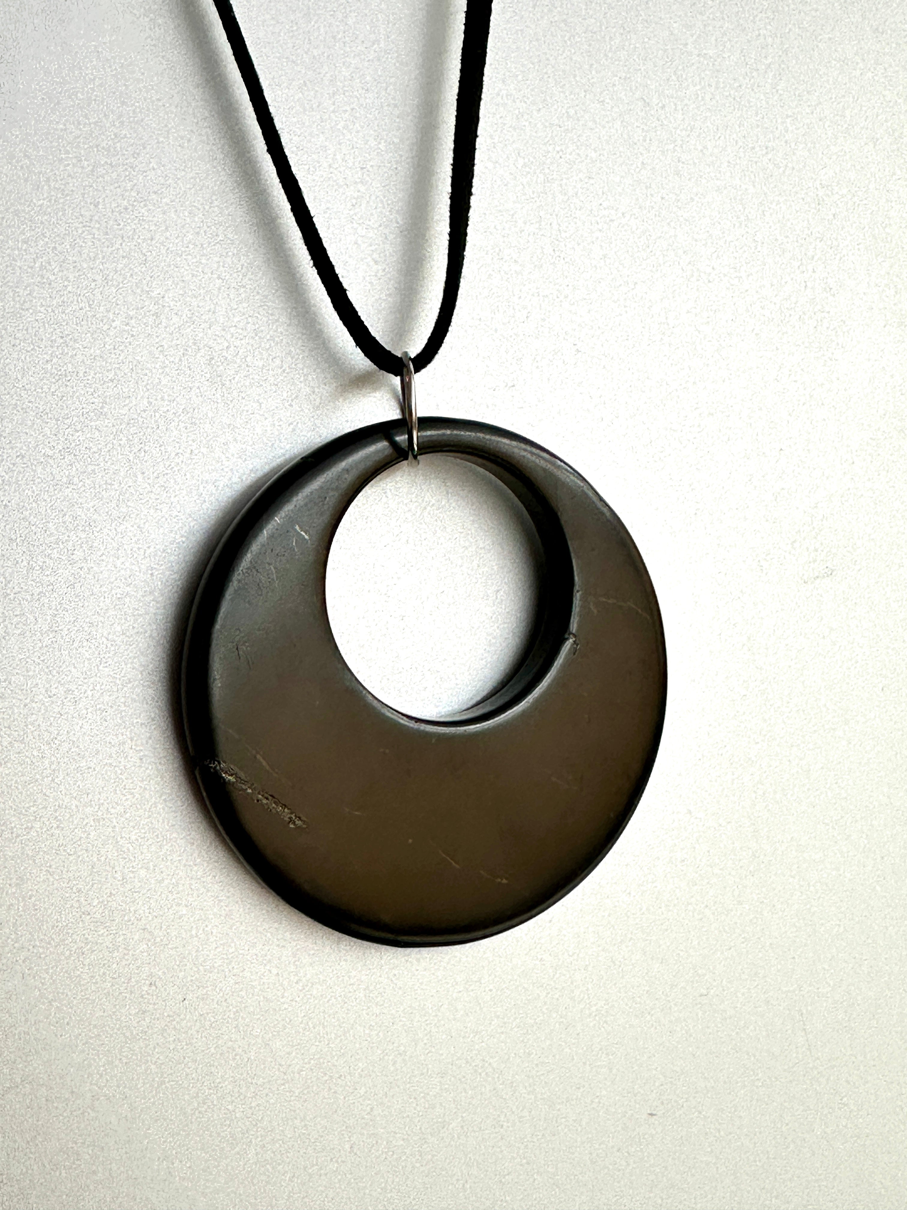 SHUNGITE PENDANTS! HURRY WHILE SUPPLIES LAST! - EMF Protection - Hand Cut Genuine Natural Shungite Pendant High Quality Black Lustrous Gemstone from Russia | | Wiccan Center