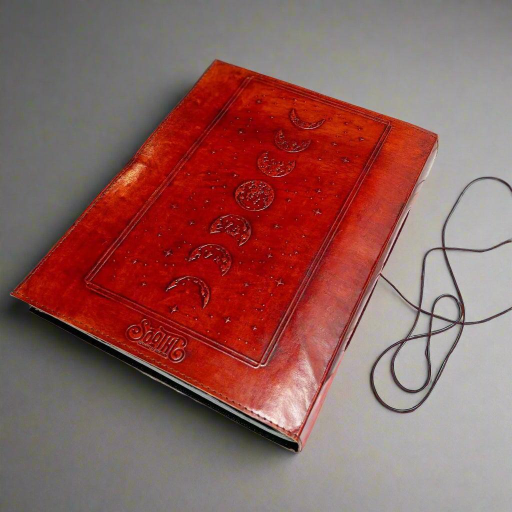 Mystic Tarot: 10x13 Leather Journal | Journal | Wiccan Center