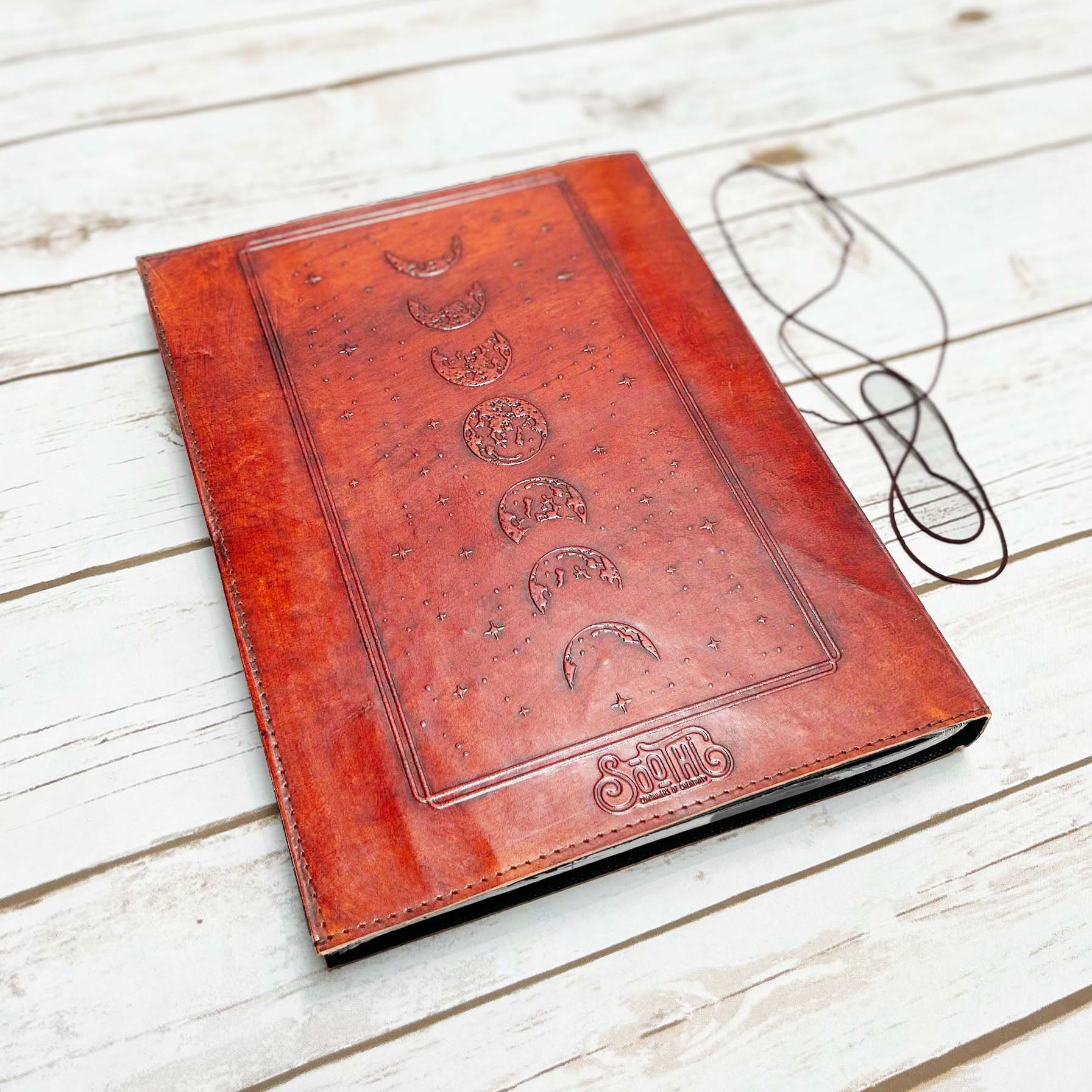 Mystic Tarot: 10x13 Leather Journal | Journal | Wiccan Center