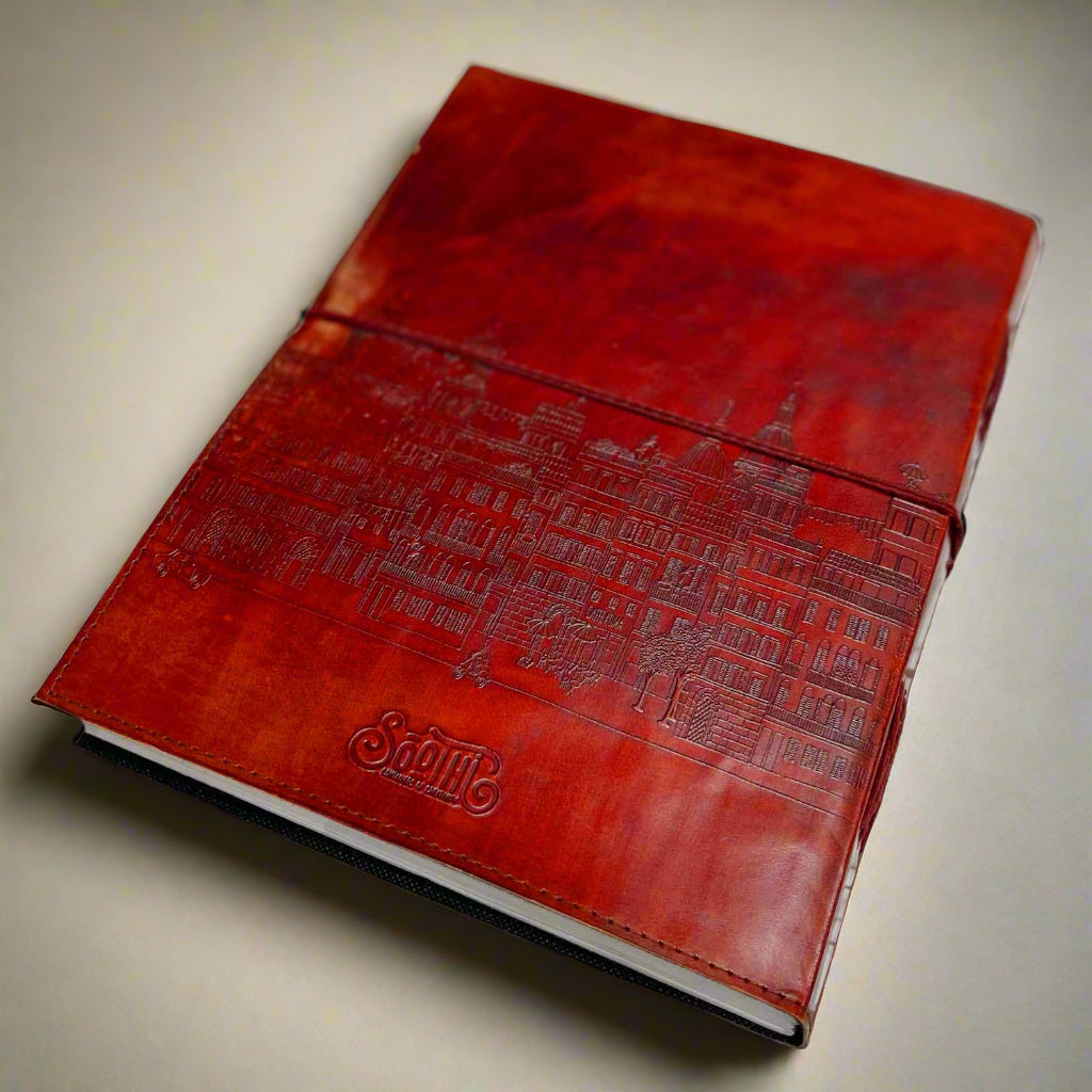 European Adventure: 10x13 Leather Journal | Journal | Wiccan Center