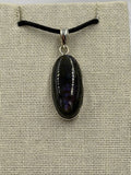 Sterling Silver Oval Spectrolite Pendant Size 2 | Pendant | Wiccan Center