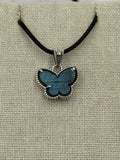 Sterling Silver Butterfly Labradorite Pendant | Pendant | Wiccan Center