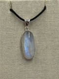 Sterling Silver Oval Rainbow Moonstone Pendant Size 2 | Pendant | Wiccan Center