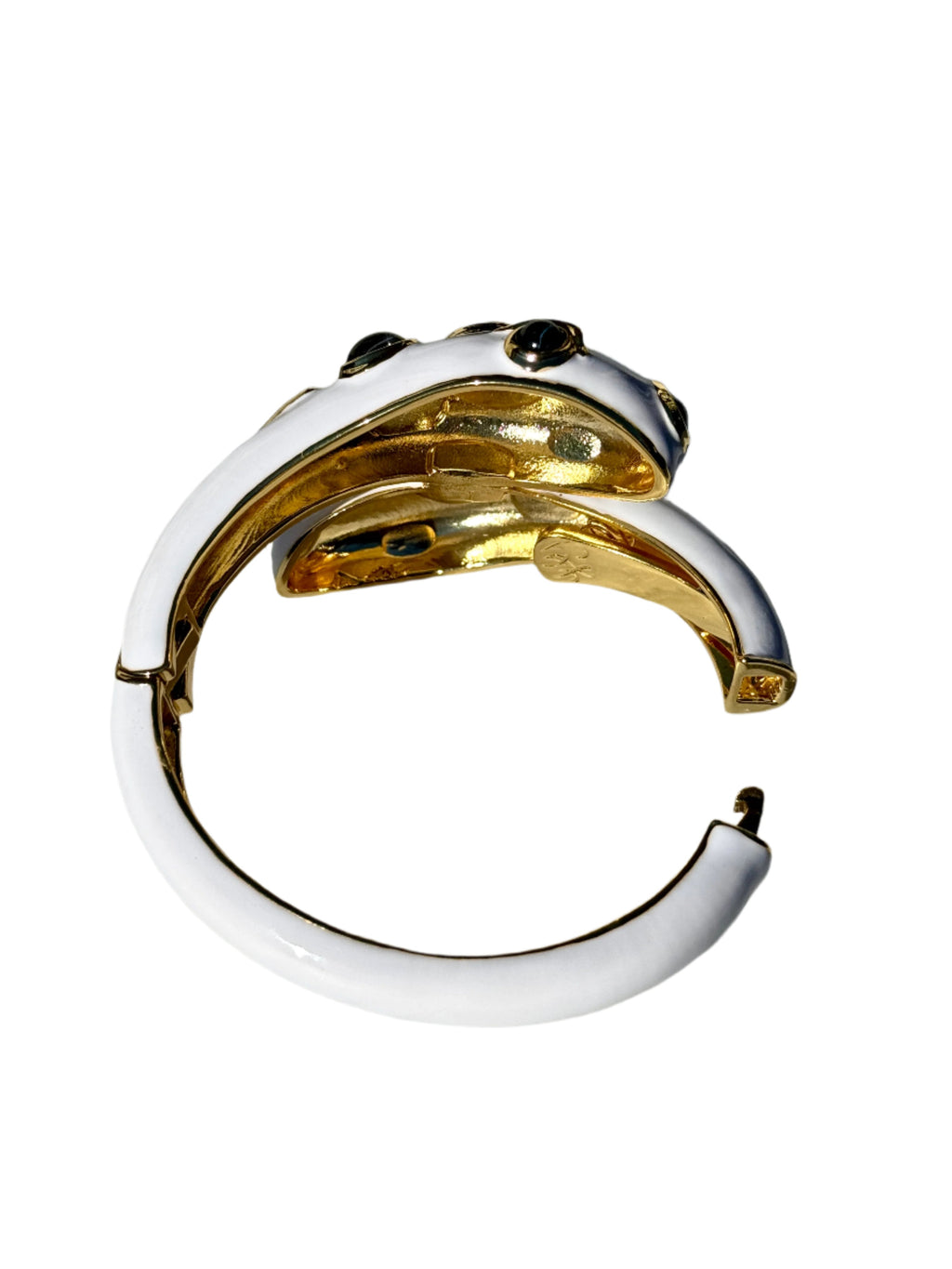 White Double Headed Snake Bracelet
