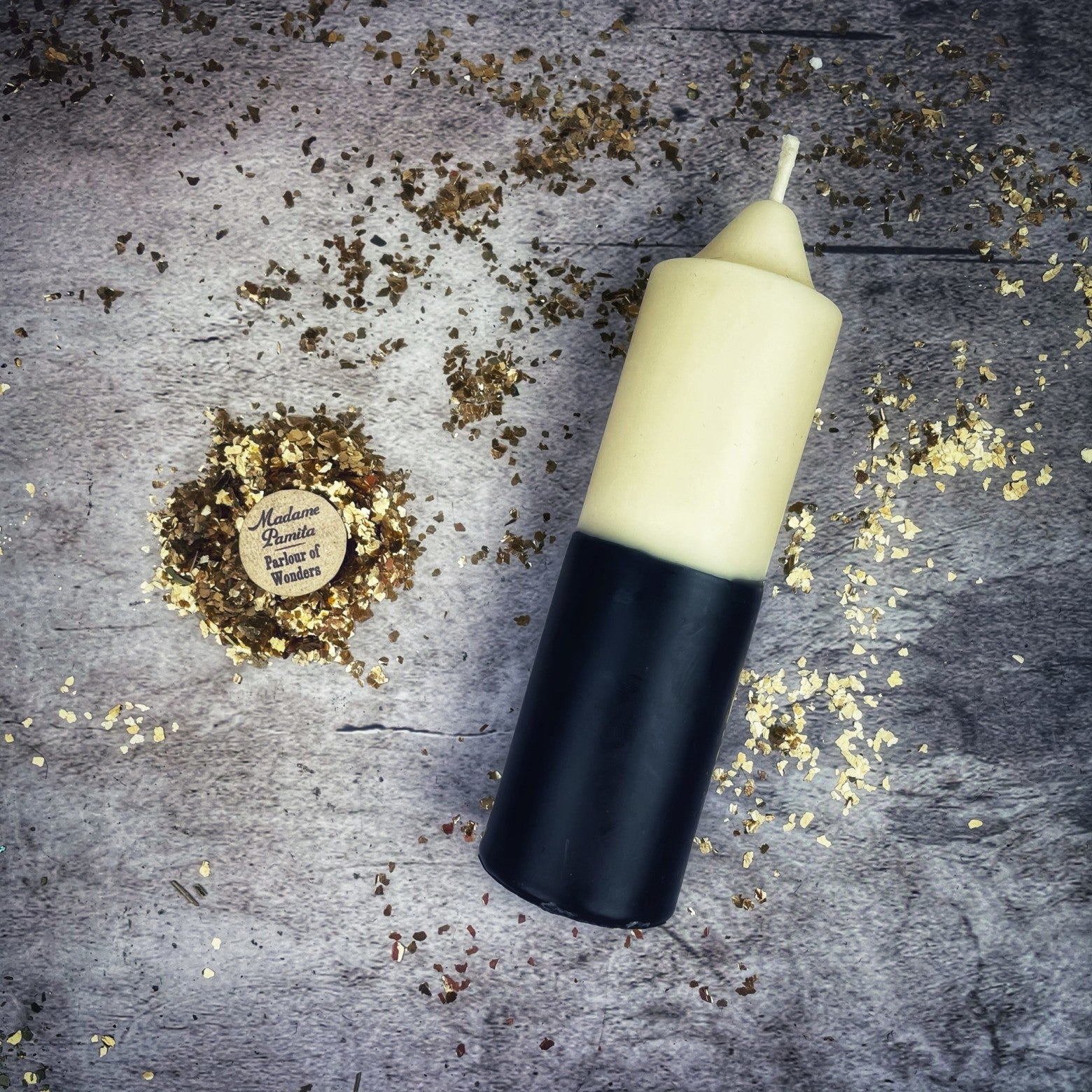Beeswax Double Action Reversing Spell Candle - Protection & Curse Reversal Magic | Beeswax Candle | Wiccan Center