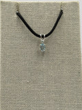 Sterling Silver Oval Aquamarine Pendant | Pendant | Wiccan Center