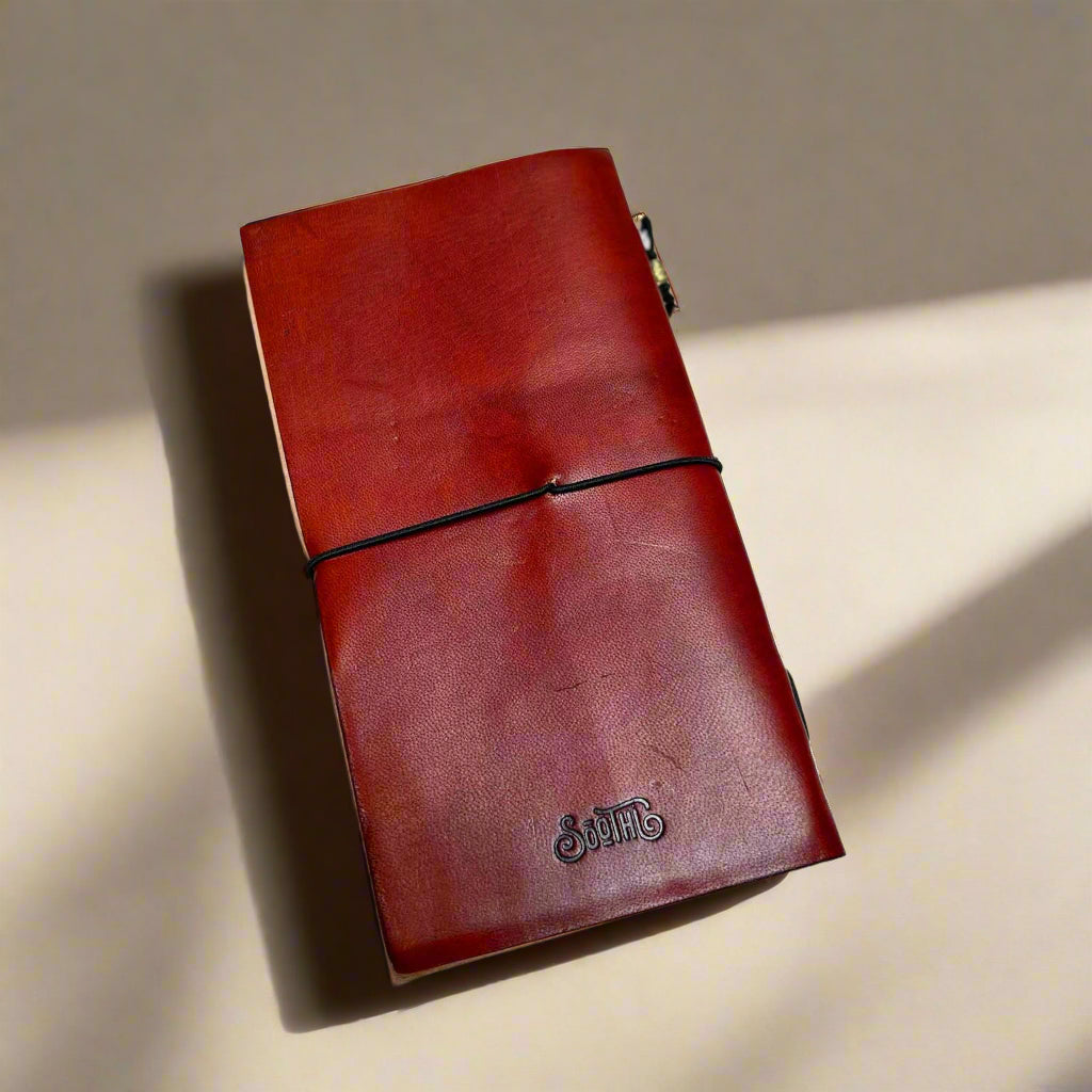 Refillable Leather Traveler's Notebook | Journal | Wiccan Center