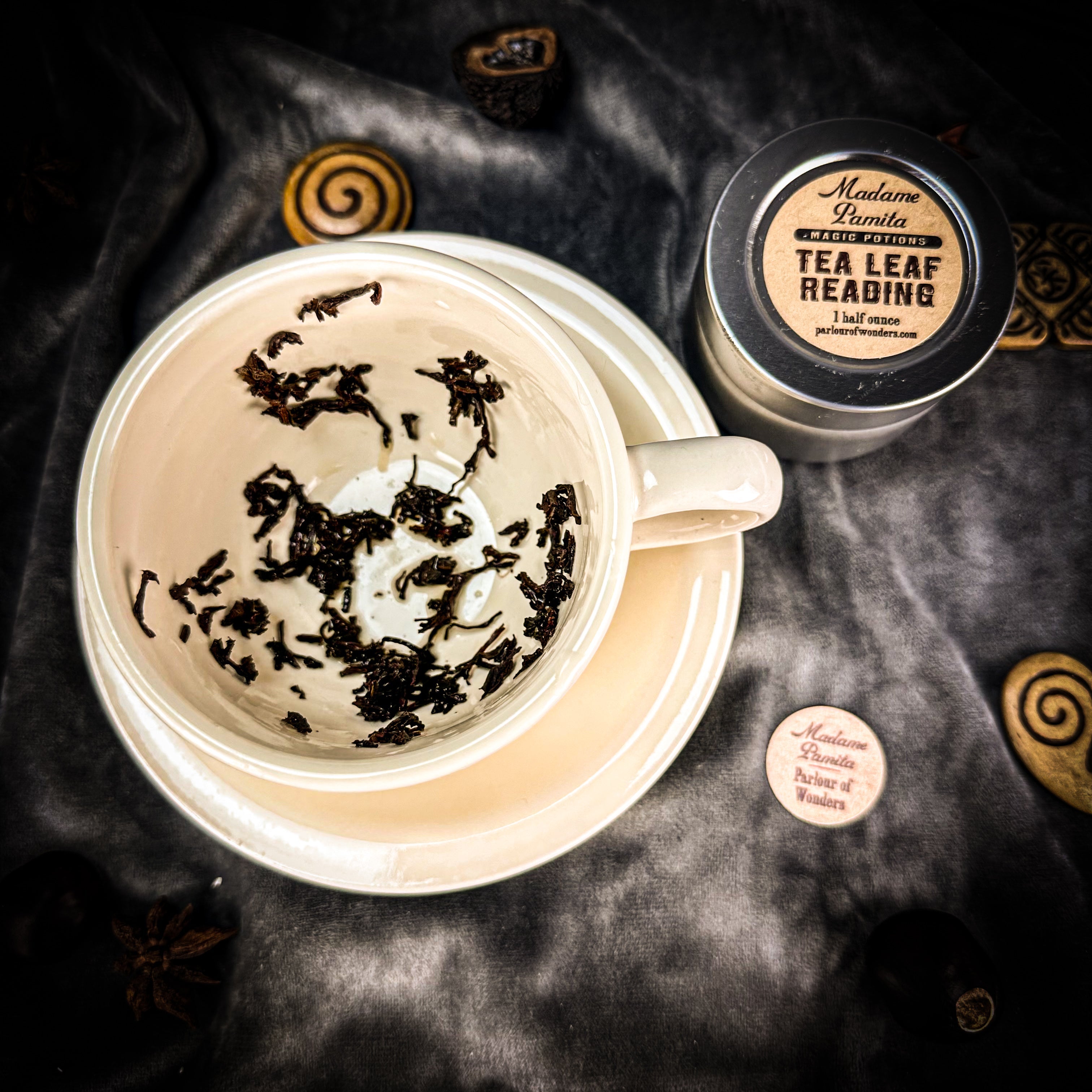 Deluxe Tea Leaf Reading Kit | Tea | Wiccan Center