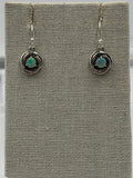 Sterling Silver Swirl Ethiopian Opal Dangle Earrings | Earrings | Wiccan Center