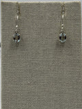 Sterling Silver Oval Aquamarine Dangle Earrings Size 1 | Earrings | Wiccan Center