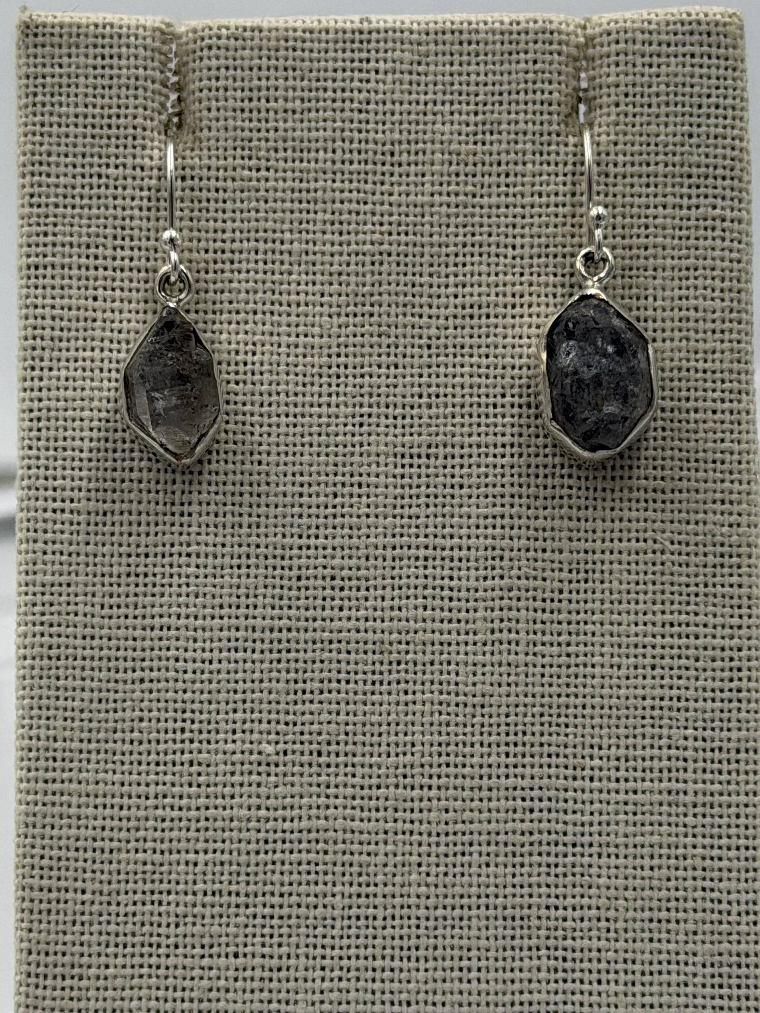 Sterling Silver Herkimer Diamond Dangle Earrings | Earrings | Wiccan Center