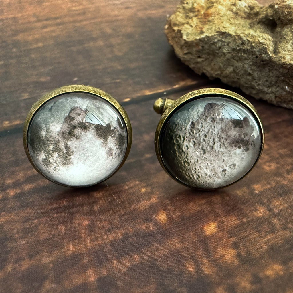 Dark Side of the Moon Cuff Links | Cufflinks | Wiccan Center