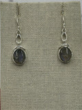 Sterling Silver Single Chain Labradorite Dangle Earrings | Earrings | Wiccan Center
