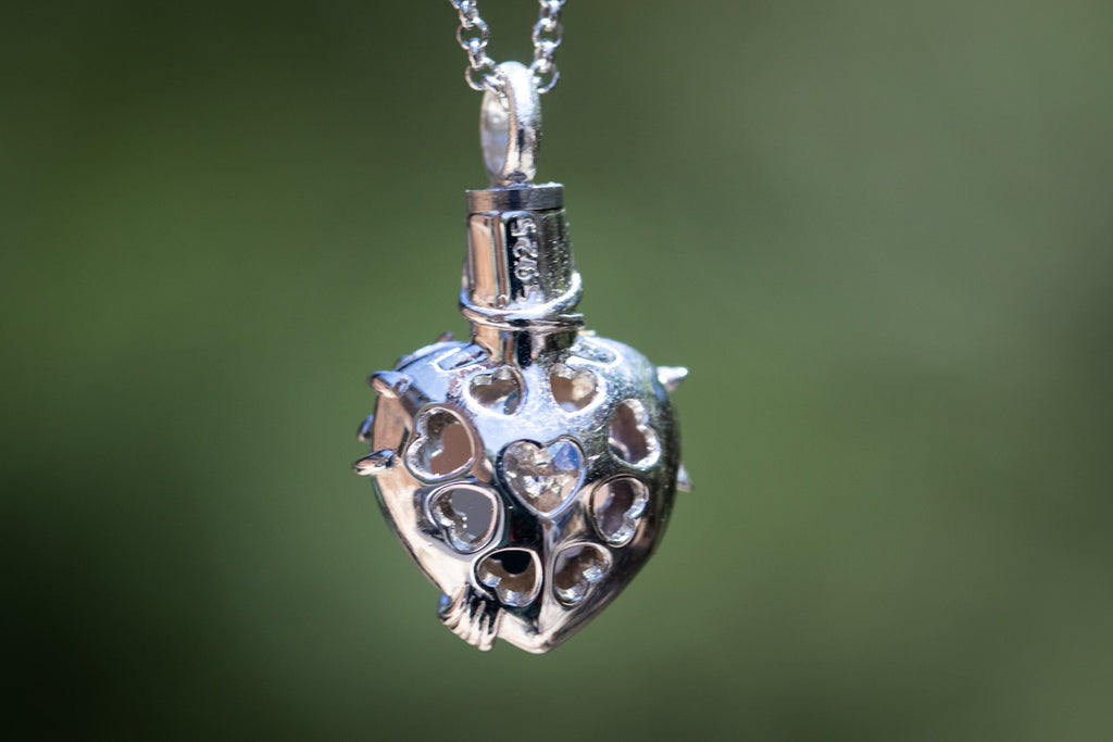 Crystal Cremation Necklace - Tree of Life Keepsake Urn