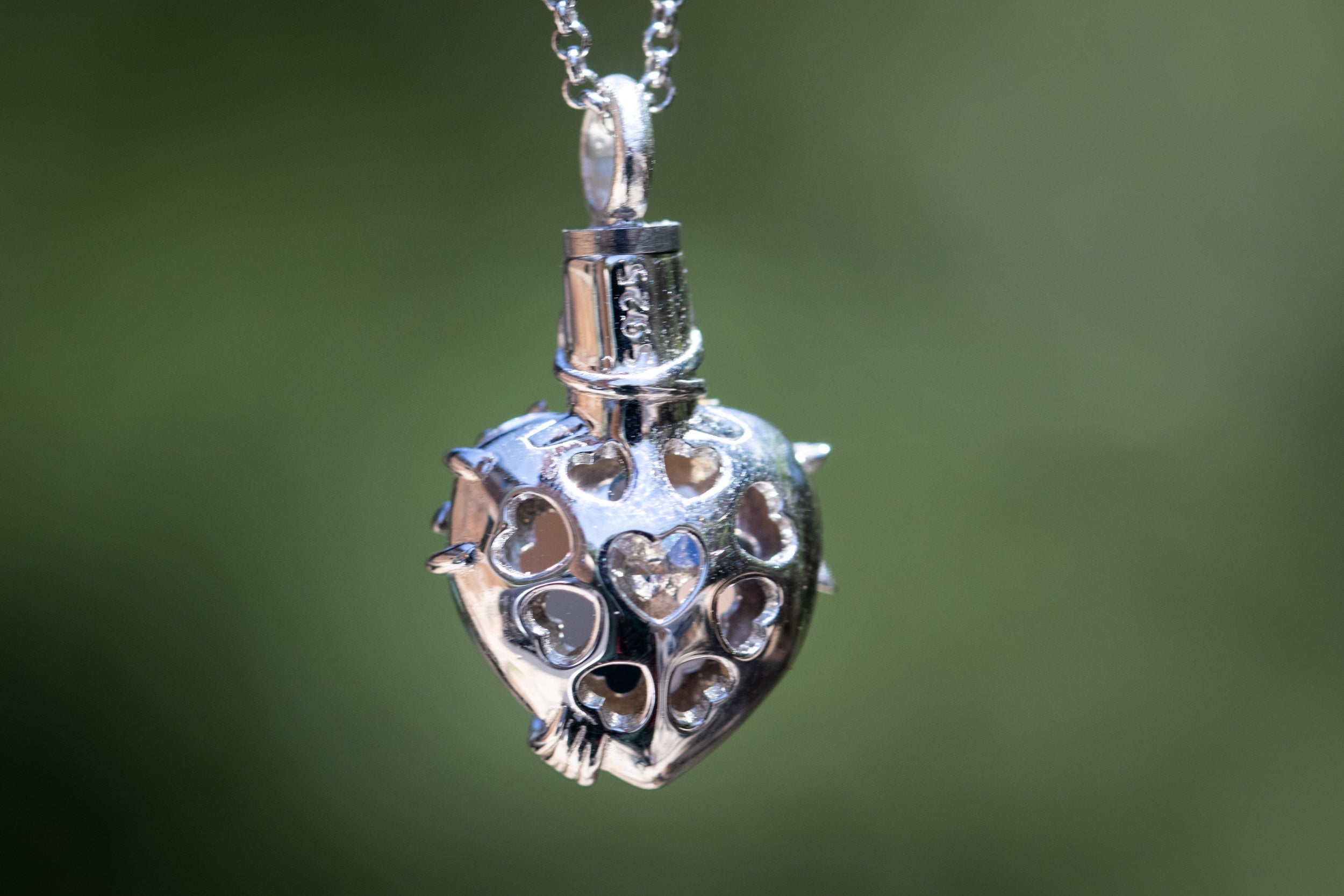 Crystal Cremation Necklace - Tree of Life Keepsake Urn