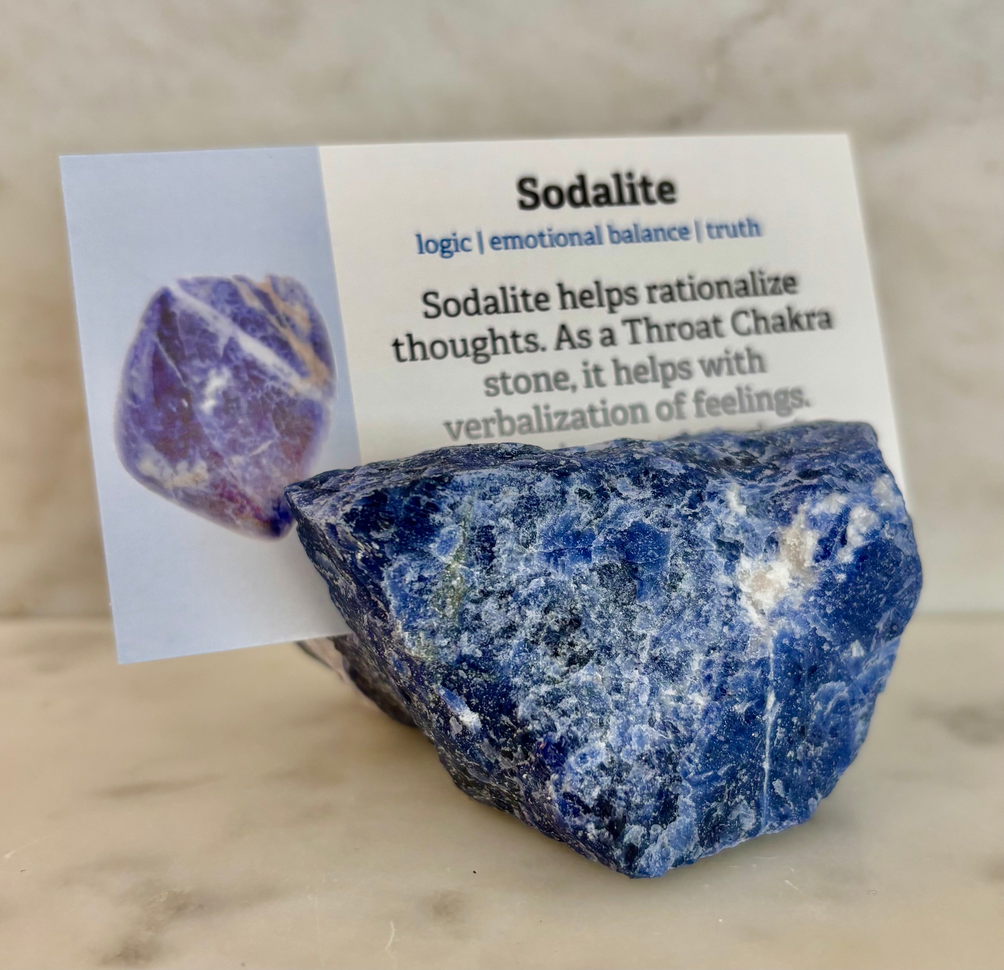 Natural Crystal Card Holder - Raw Crystal Business Card or Card Display (Various Stone Choices) | | Wiccan Center