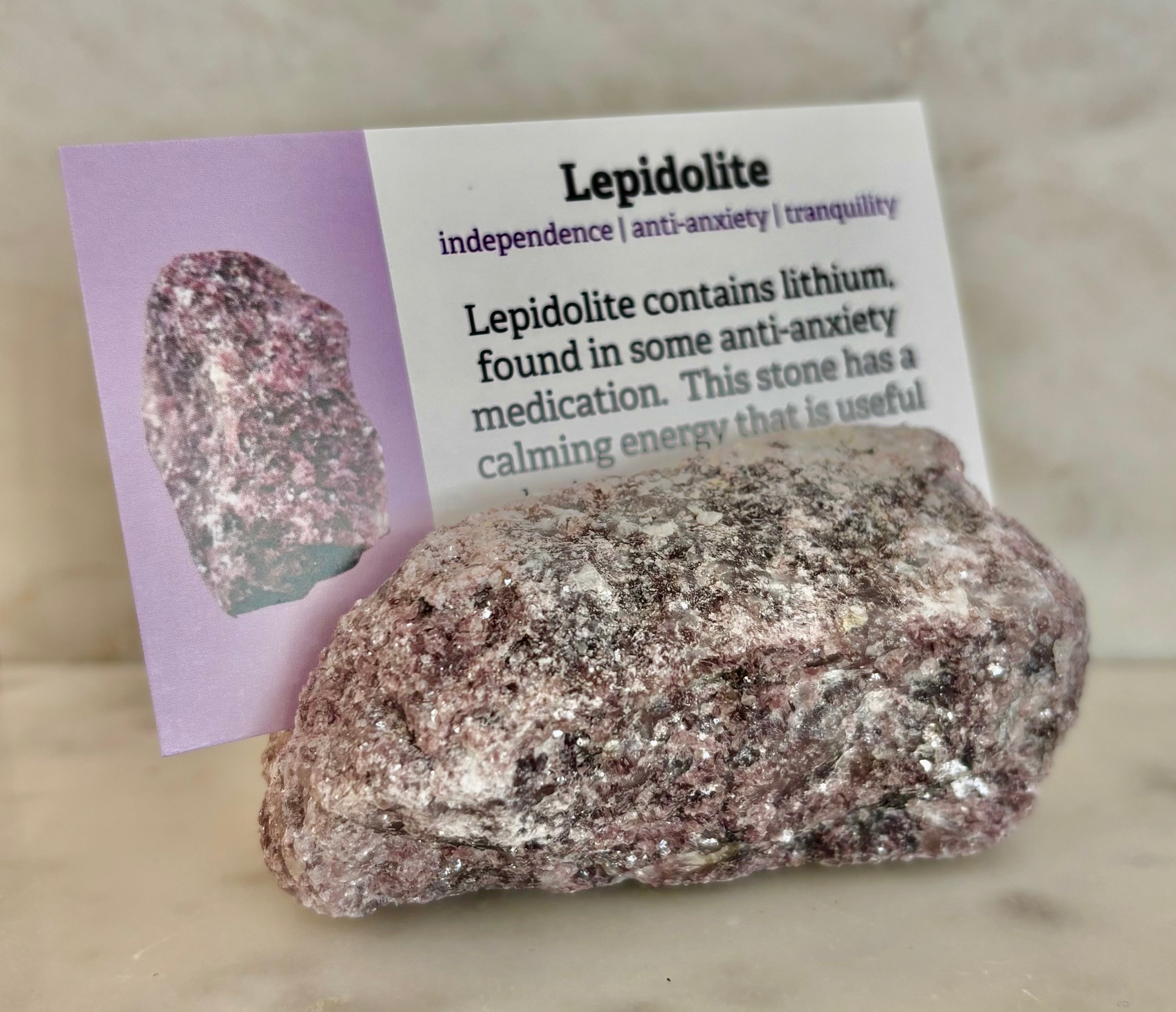 Natural Crystal Card Holder - Raw Crystal Business Card or Card Display (Various Stone Choices) | | Wiccan Center