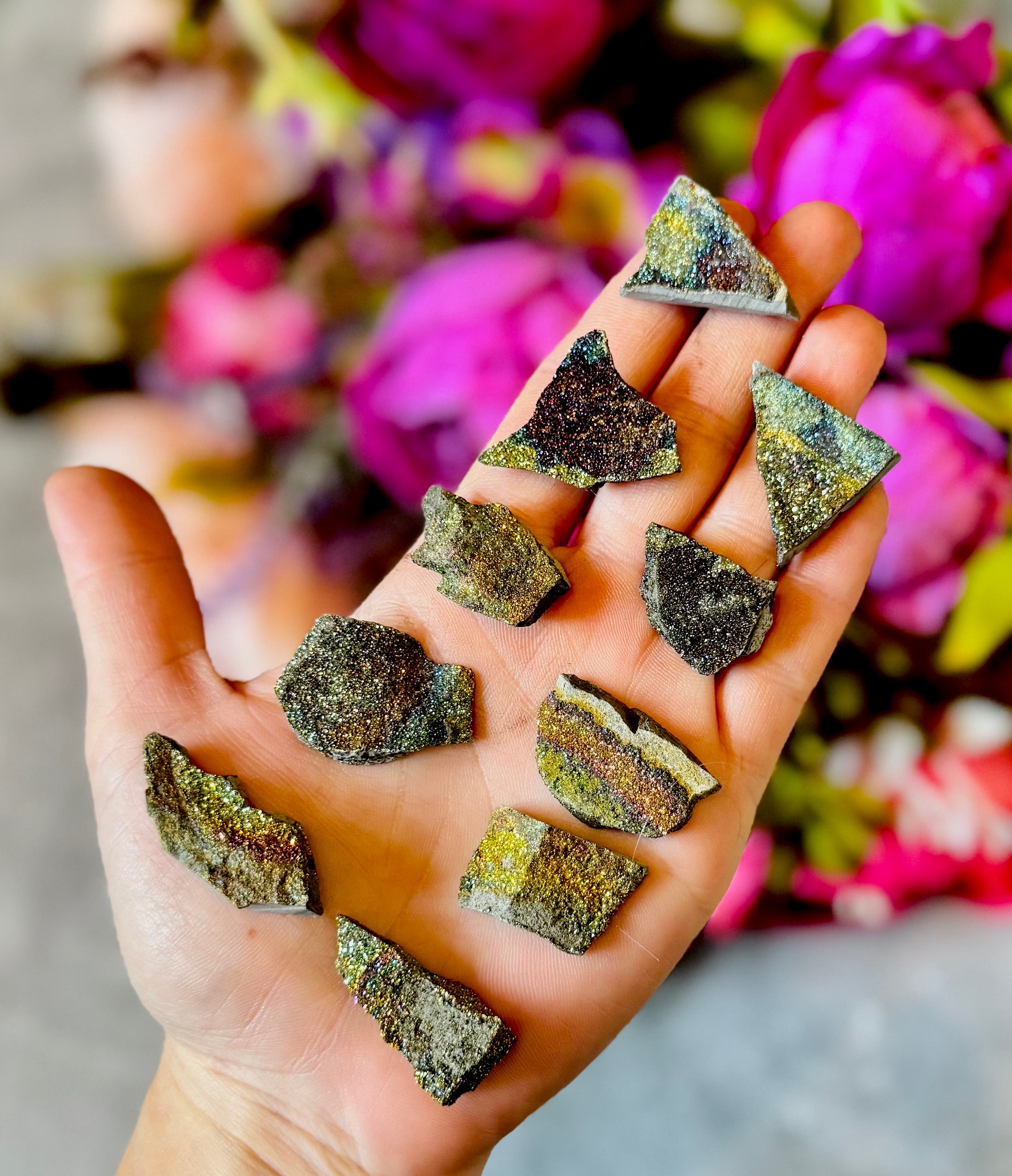 Rainbow Pyrite, Iridescent Pyrite From Ulyanovsk, Russia | | Wiccan Center