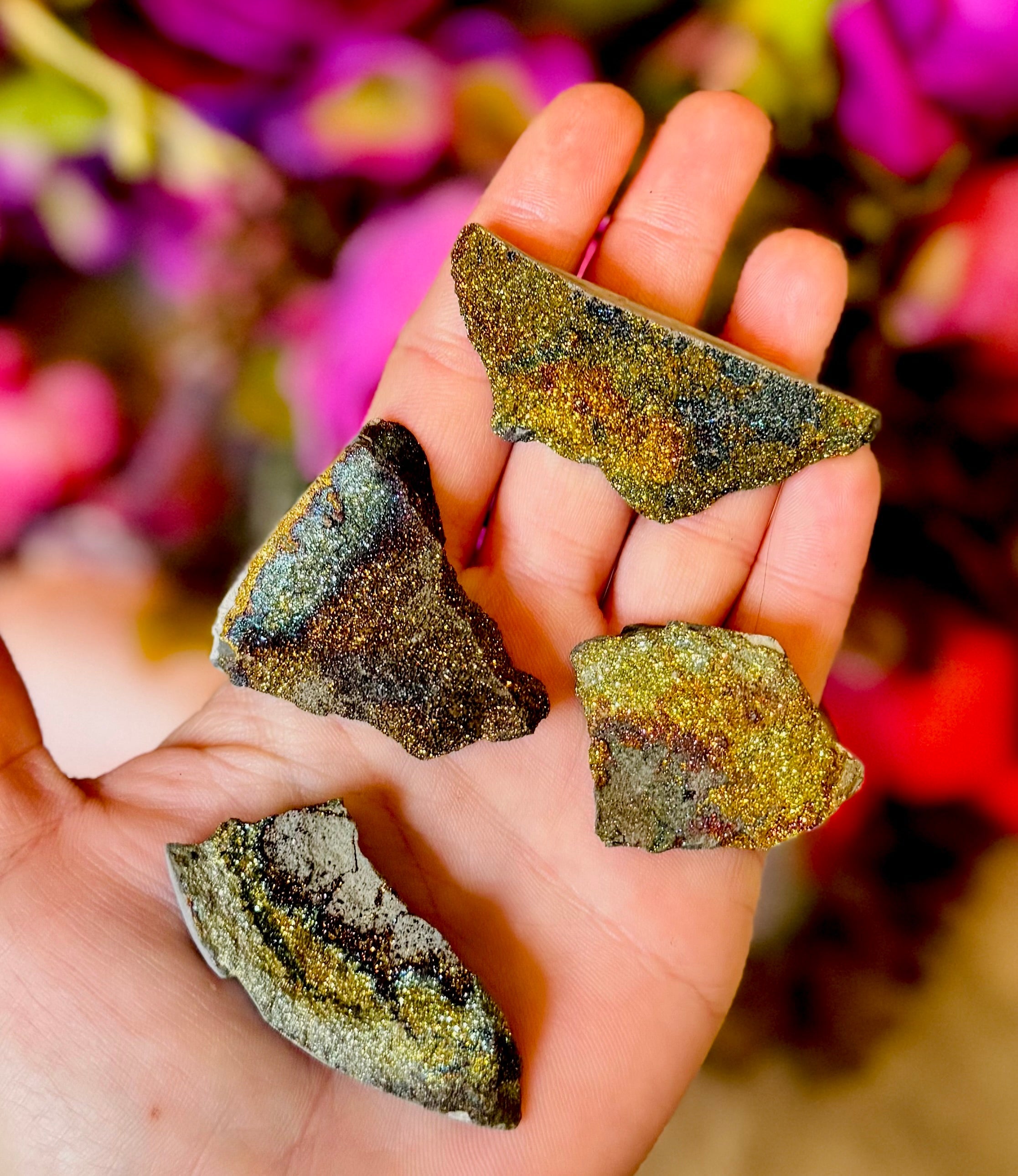 Rainbow Pyrite, Iridescent Pyrite From Ulyanovsk, Russia | | Wiccan Center