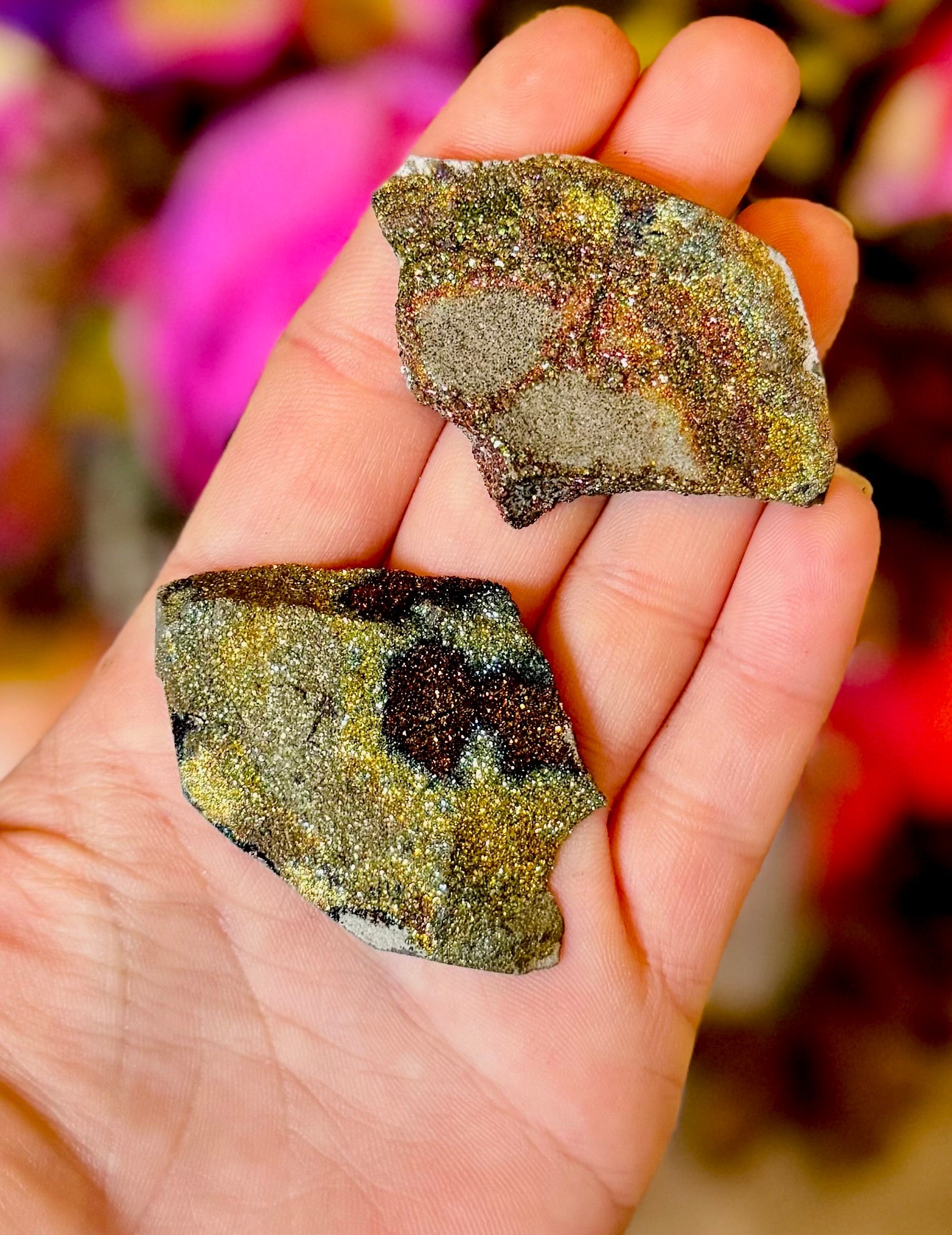Rainbow Pyrite, Iridescent Pyrite From Ulyanovsk, Russia | | Wiccan Center