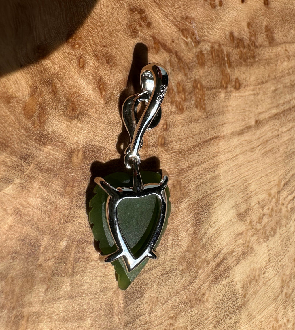 Silver Leaf Pendant, 5816