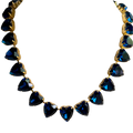 Grace Dark Blue Heart Necklace