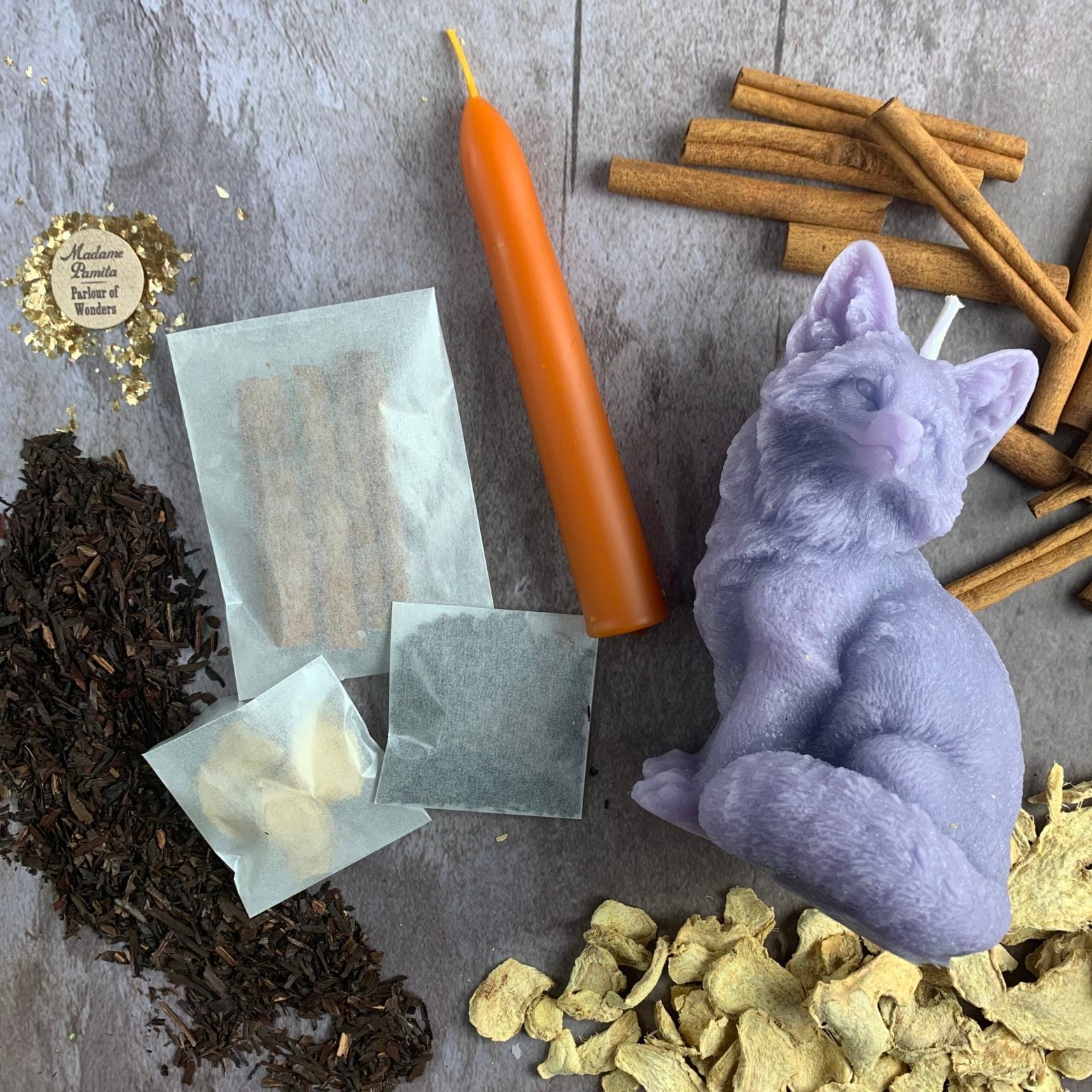 Fast Fox Candle Spell Kit - Quick Results & Cunning | Candle Spell Kit | Wiccan Center