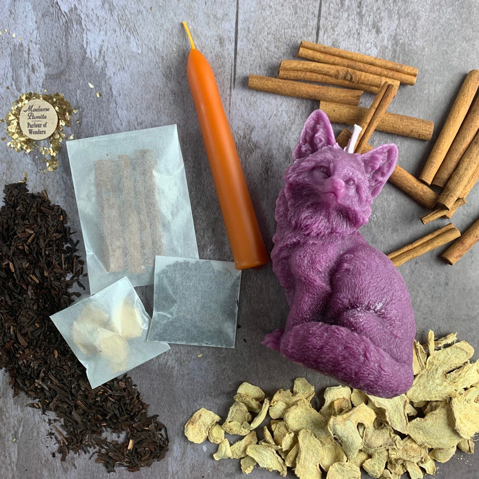 Fast Fox Candle Spell Kit - Quick Results & Cunning | Candle Spell Kit | Wiccan Center