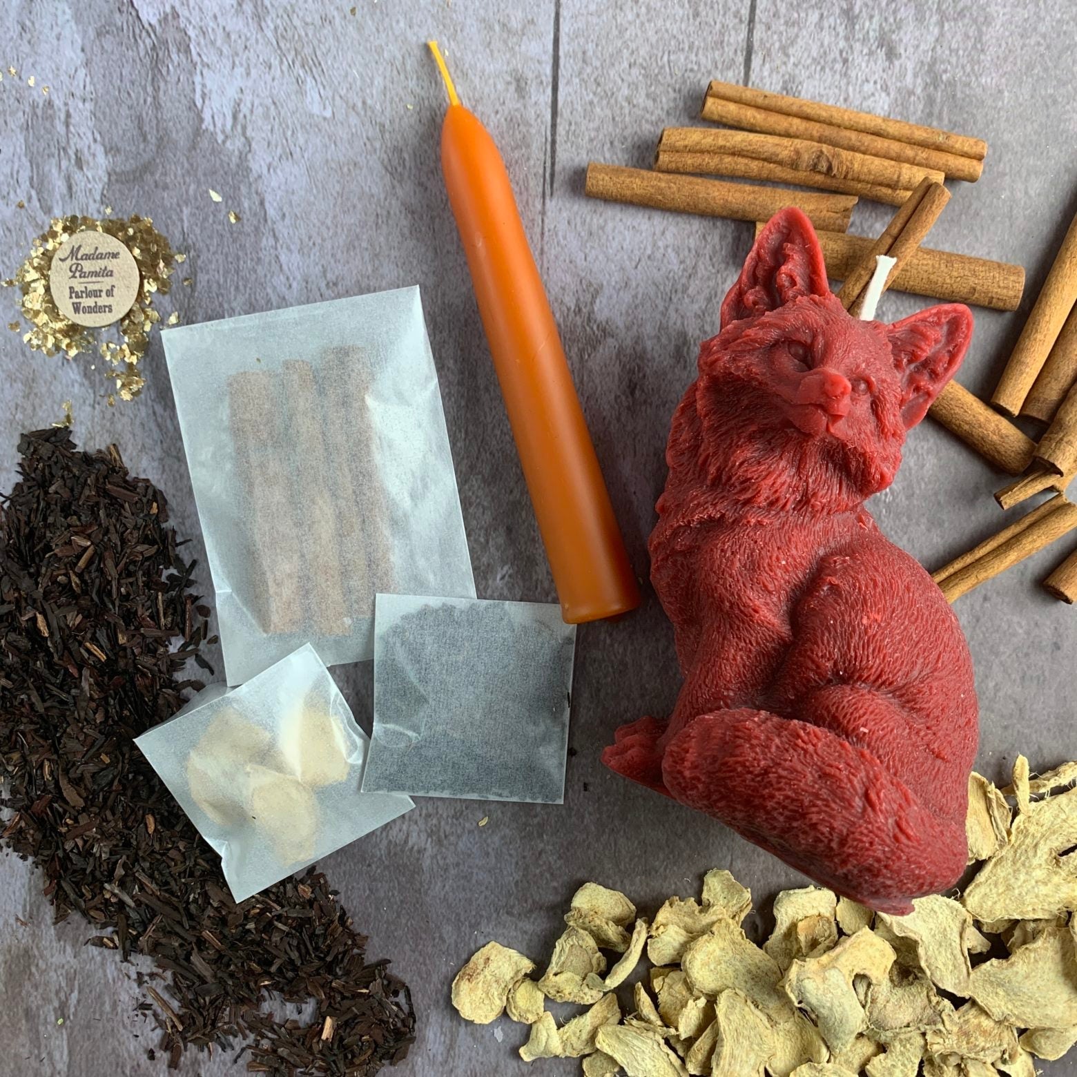 Fast Fox Candle Spell Kit - Quick Results & Cunning | Candle Spell Kit | Wiccan Center