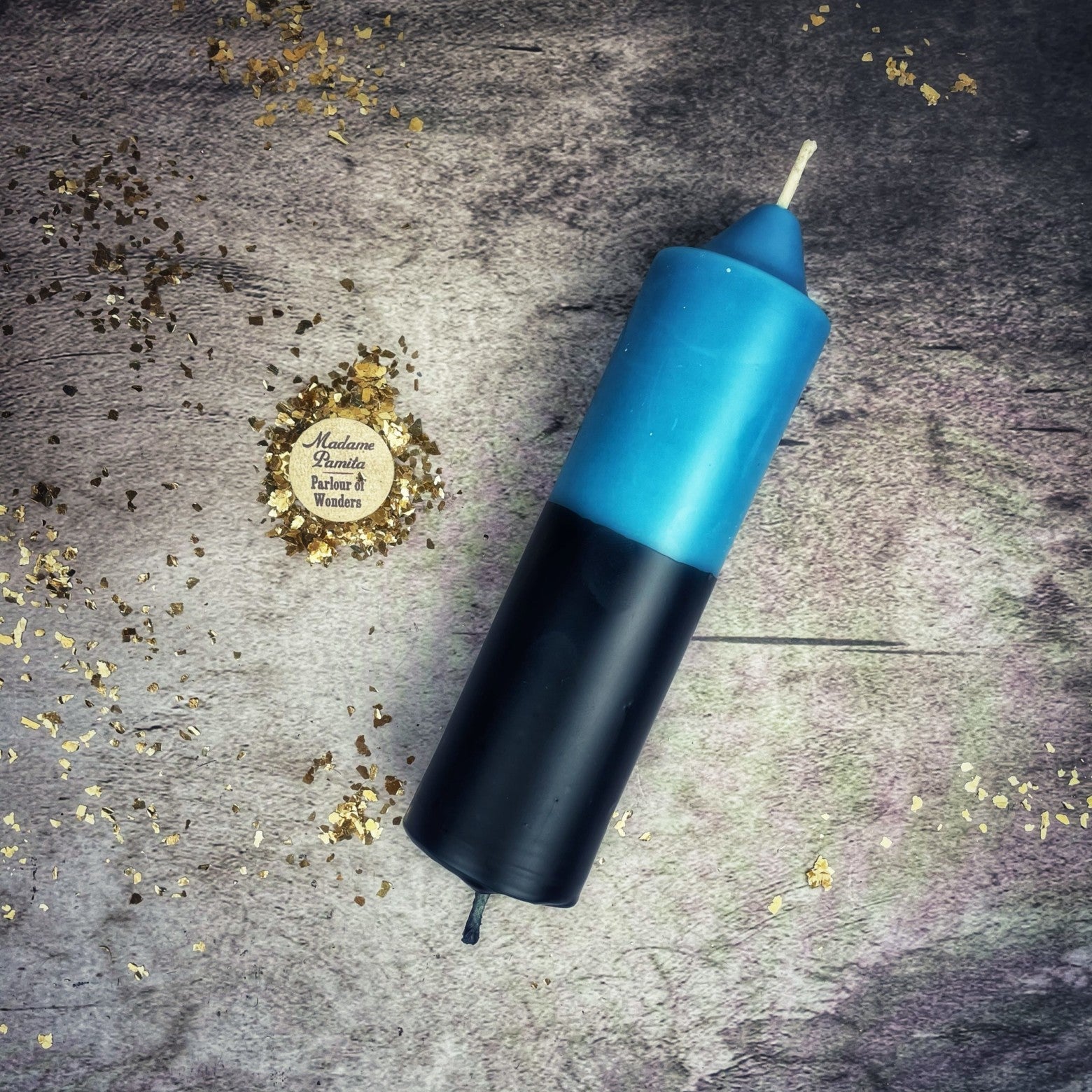 Beeswax Double Action Reversing Spell Candle - Protection & Curse Reversal Magic | Beeswax Candle | Wiccan Center