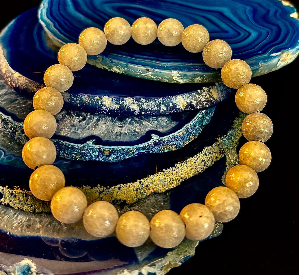 Heavenly Calm Celestite Bracelet (Celestine Bracelet)