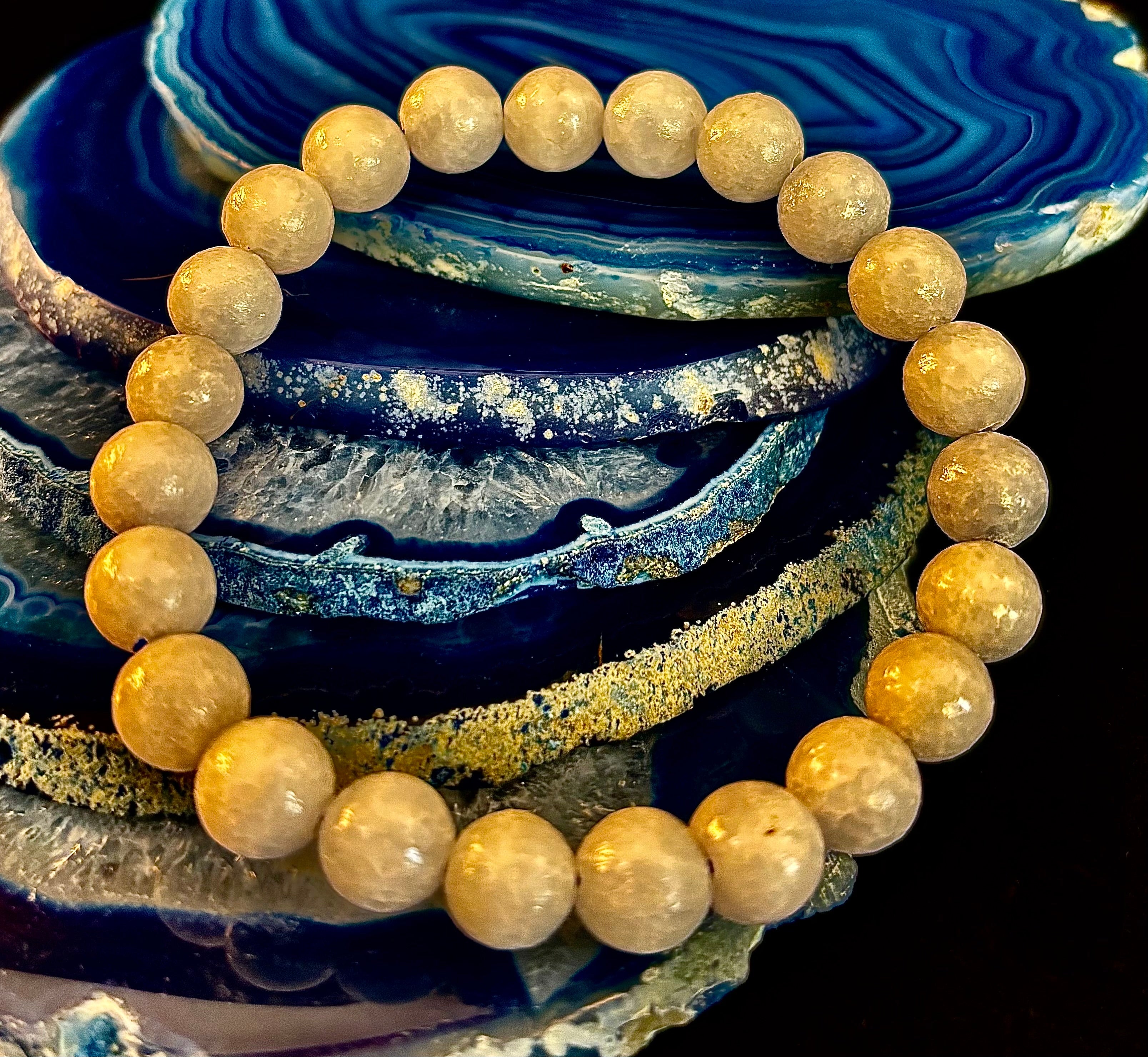 Heavenly Calm Celestite Bracelet (Celestine Bracelet)