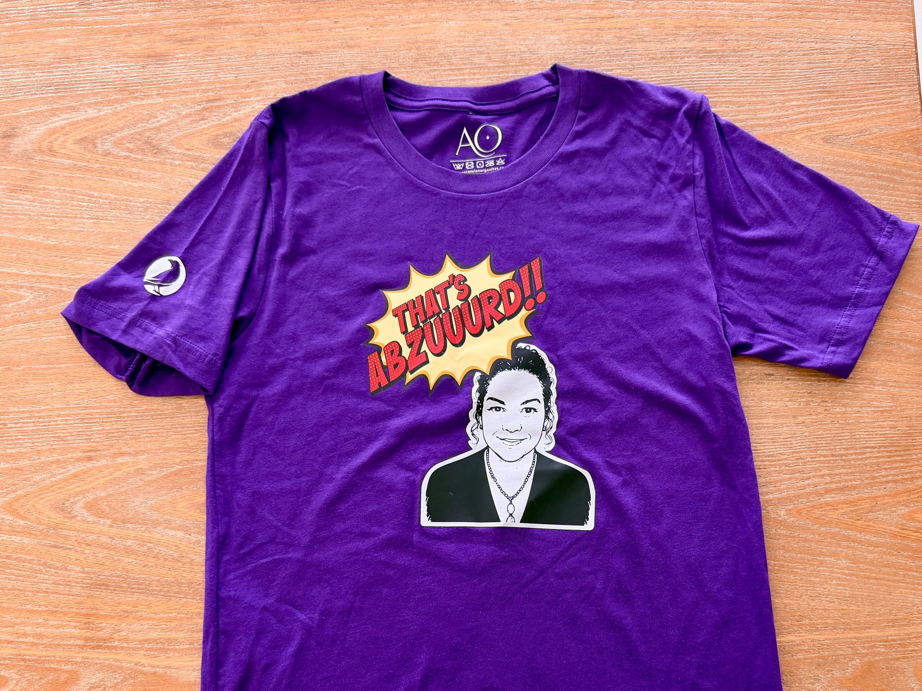 Sending Ravens "THAT'S ABZUURD!" Special Edition Unisex T-Shirt - Purple