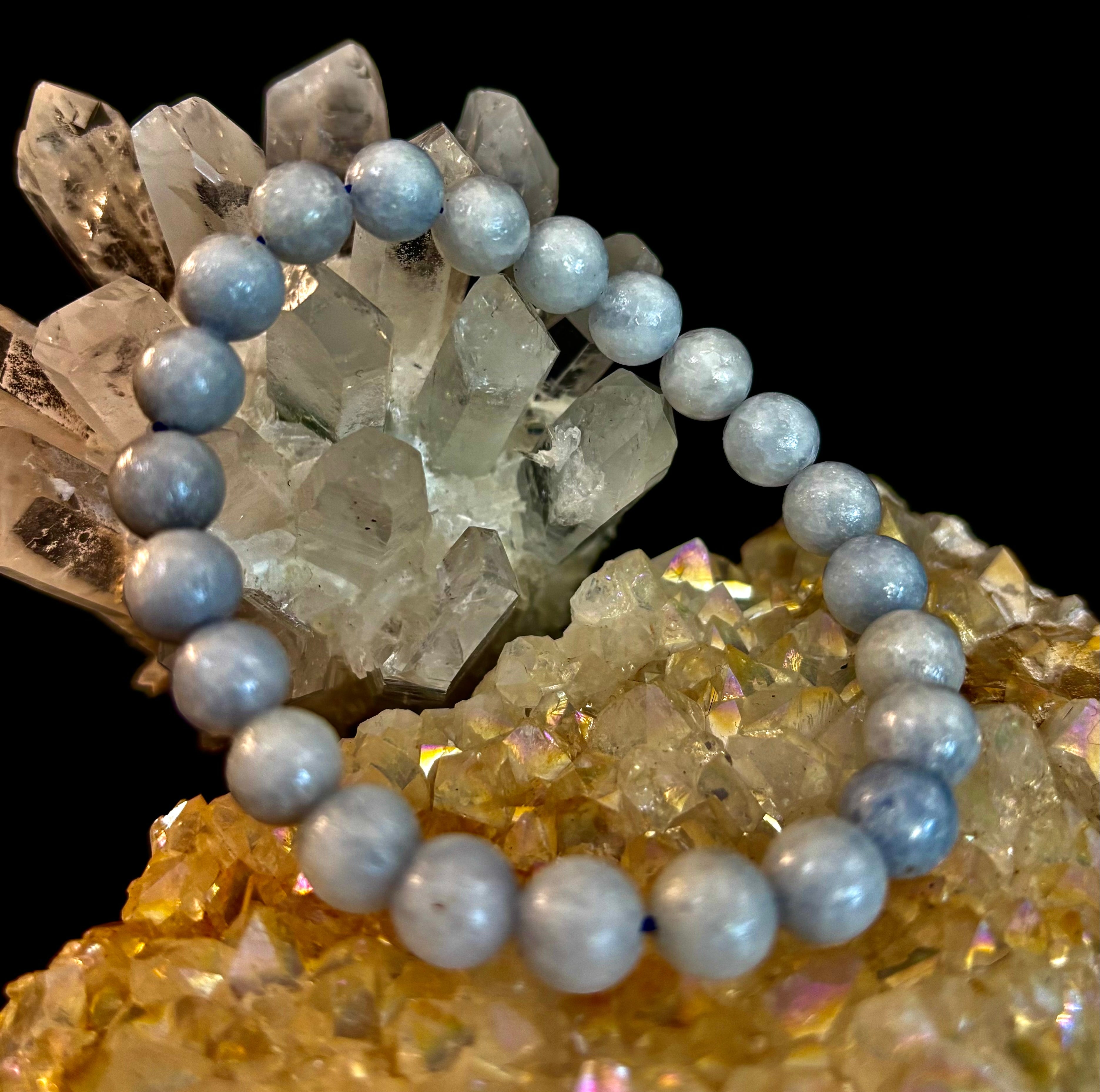 Heavenly Calm Celestite Bracelet (Celestine Bracelet)