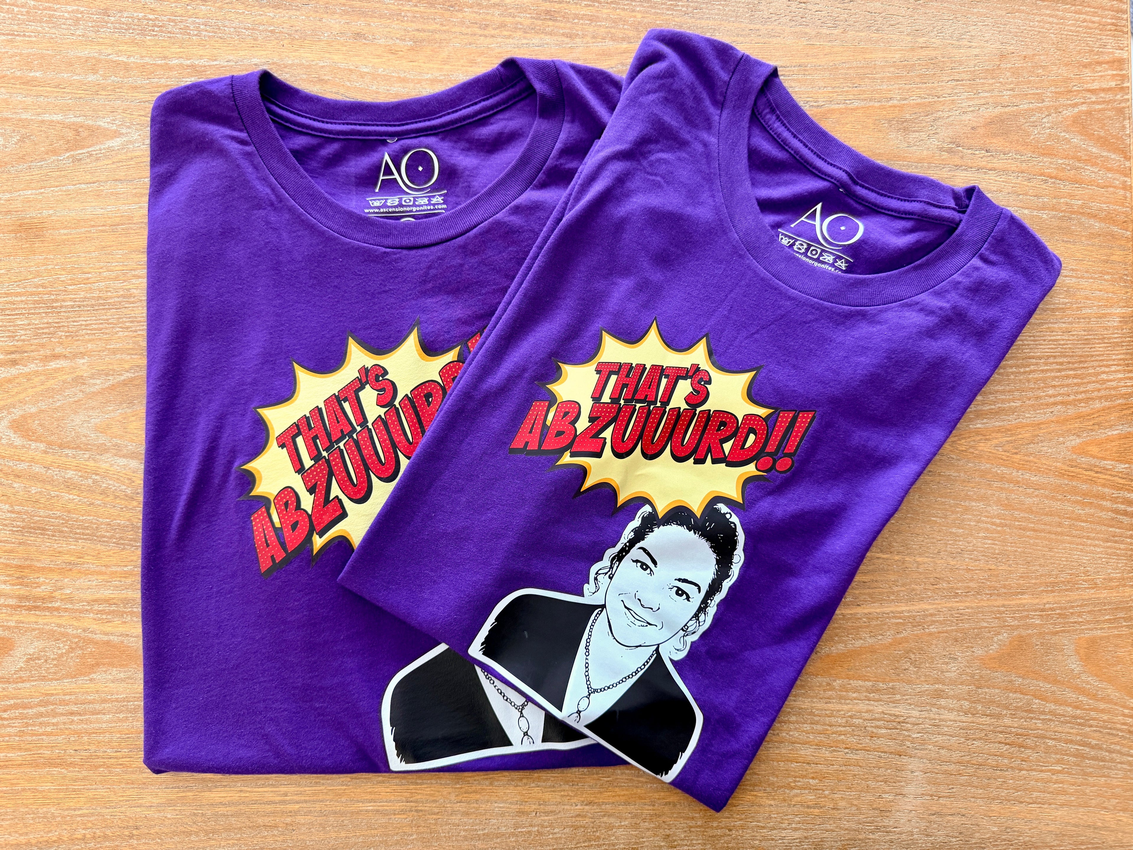 Sending Ravens "THAT'S ABZUURD!" Special Edition Unisex T-Shirt - Purple