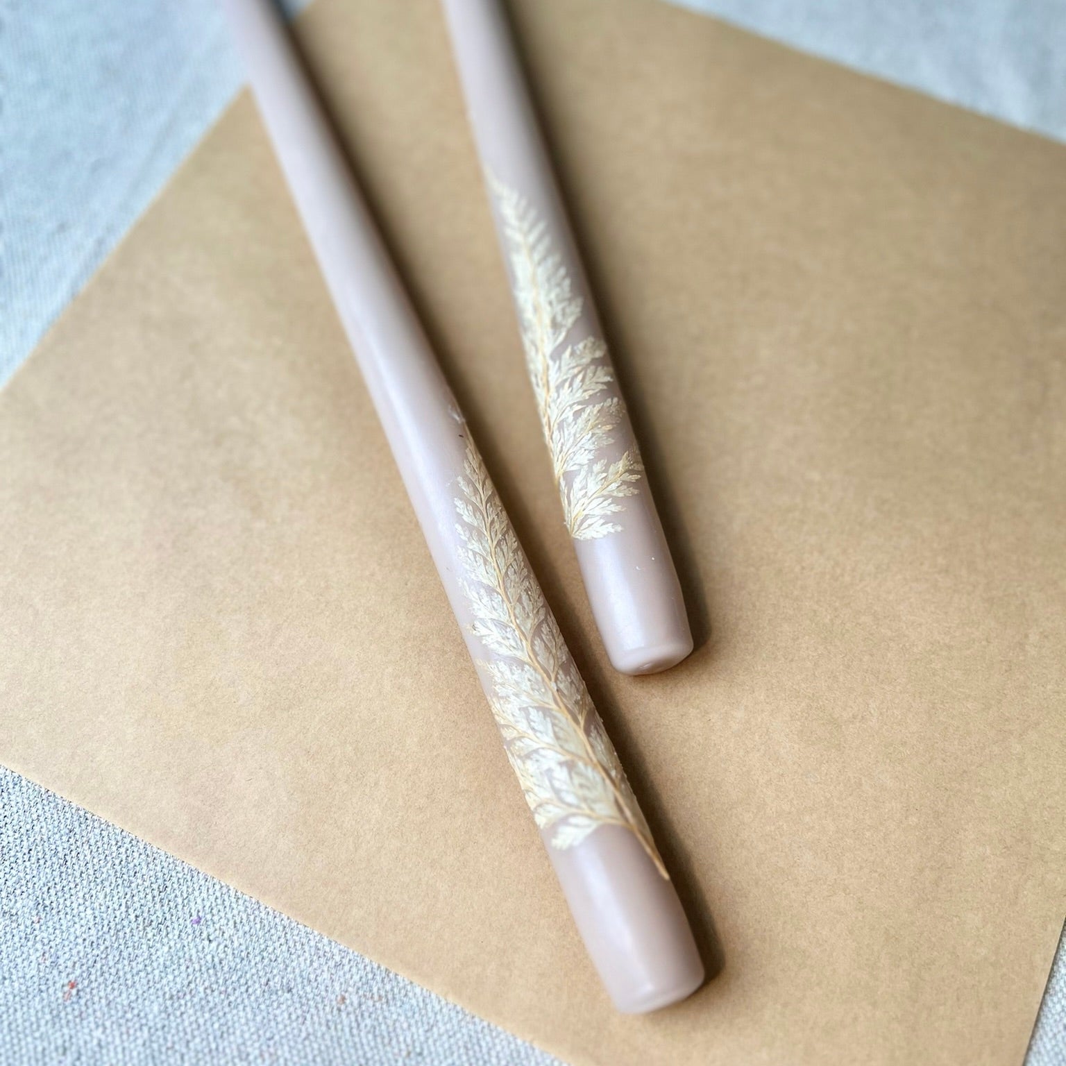 Botanical Taper Candles