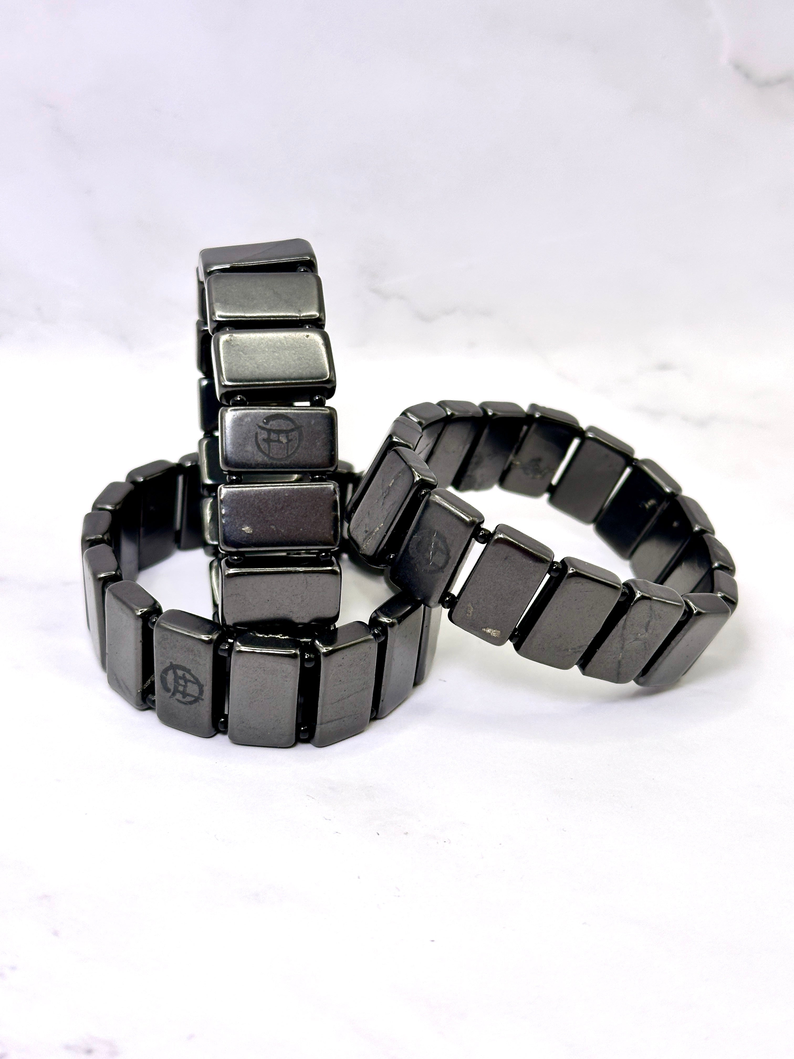 BEYOND MYSTIC SPECIAL EDITION SHUNGITE BRACELETS! - EMF Protection - Hand Cut Genuine Natural Shungite Bracelet High Quality Black Lustrous Gemstone from Russia