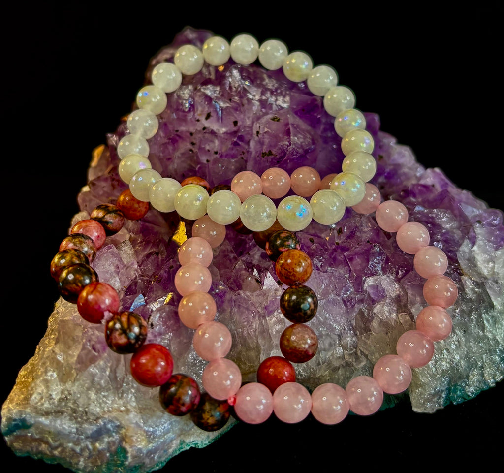 ❤️ Love & Self-Love Intention Bracelet Set | | Wiccan Center