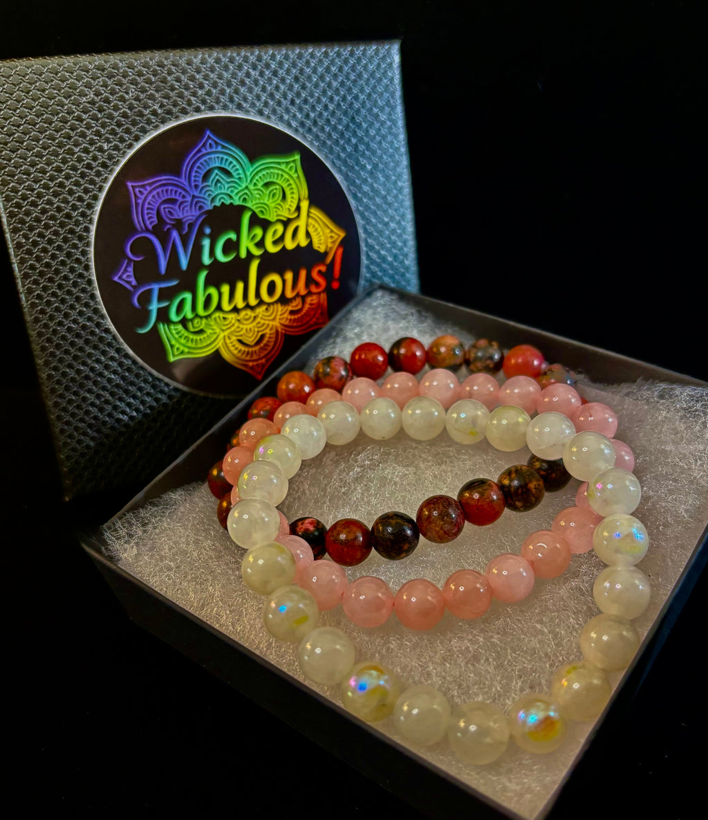 ❤️ Love & Self-Love Intention Bracelet Set | | Wiccan Center