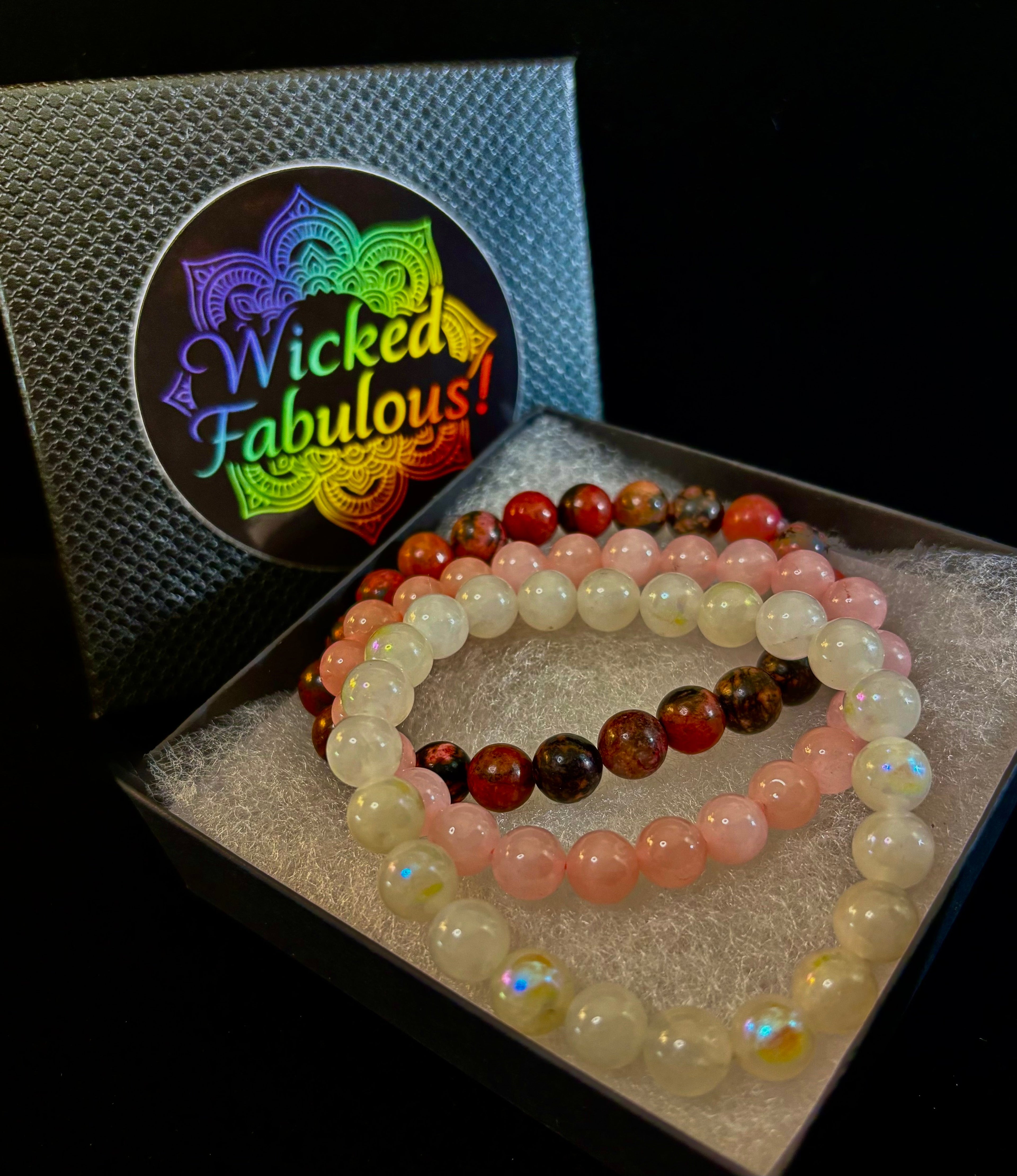 ❤️ Love & Self-Love Intention Bracelet Set | | Wiccan Center