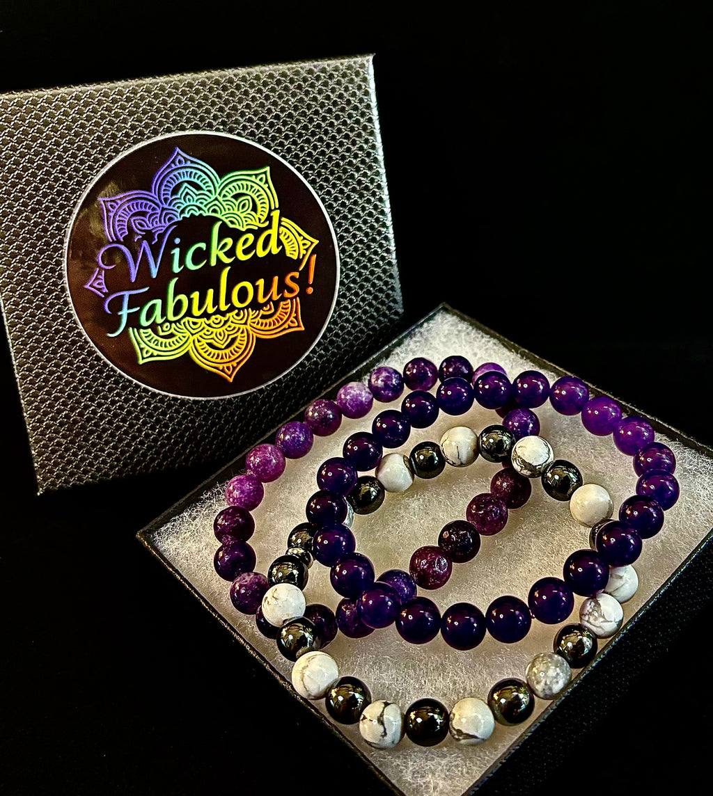🌙 Peace & Calm Intention Bracelet Set